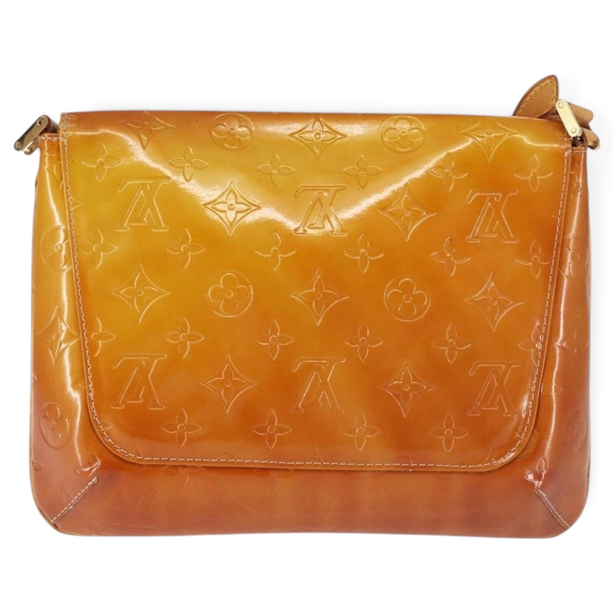 Thompson patent leather handbag
