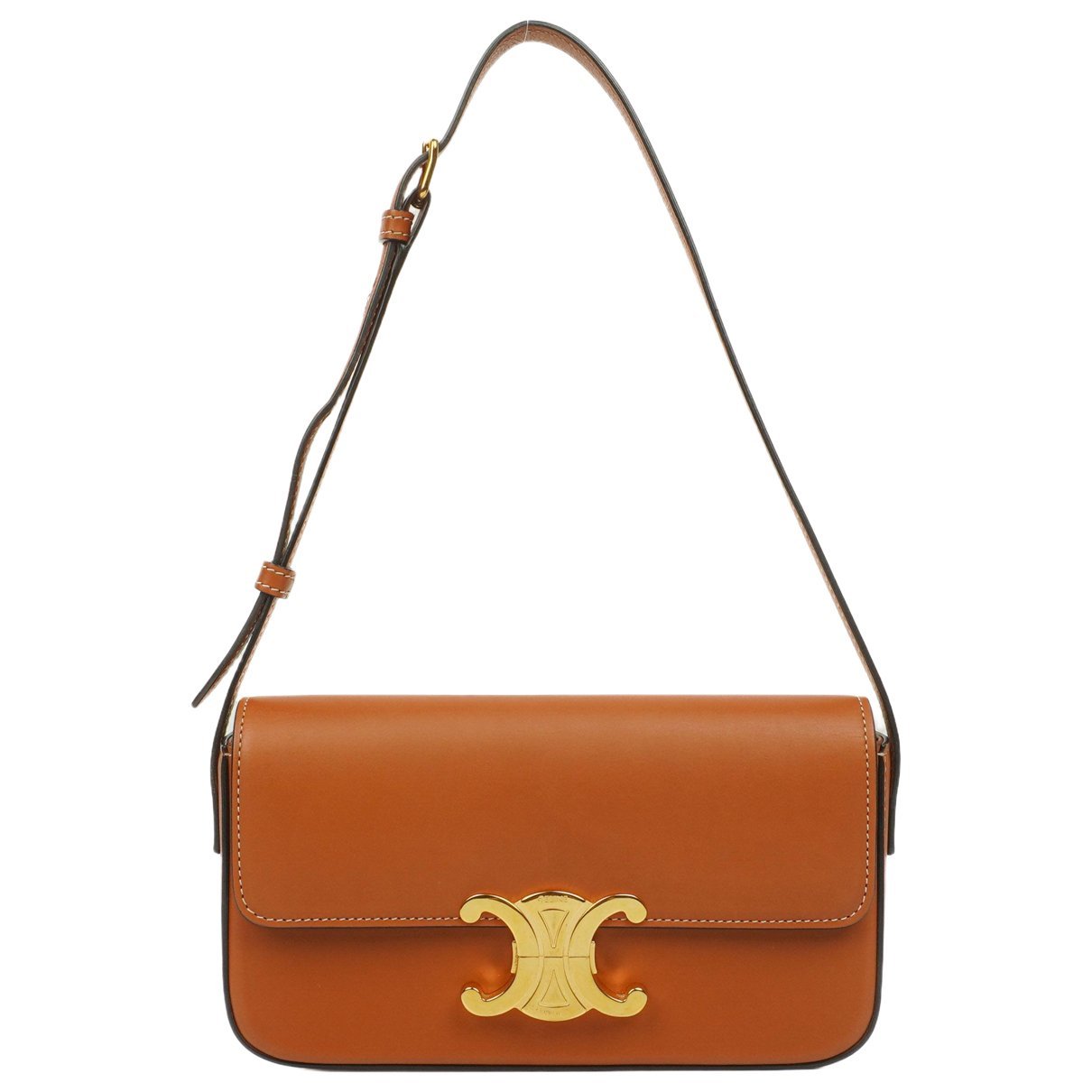 Triomphe Long leather handbag