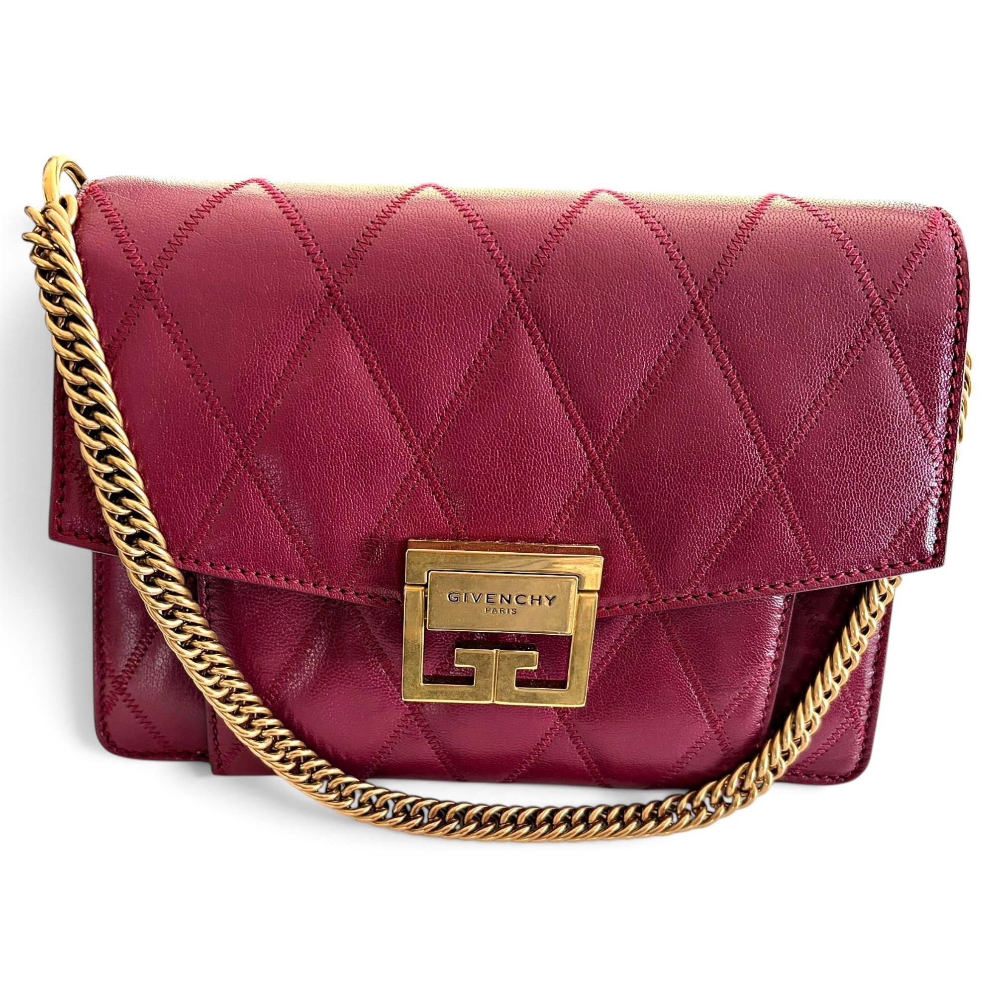 GV3 leather crossbody bag