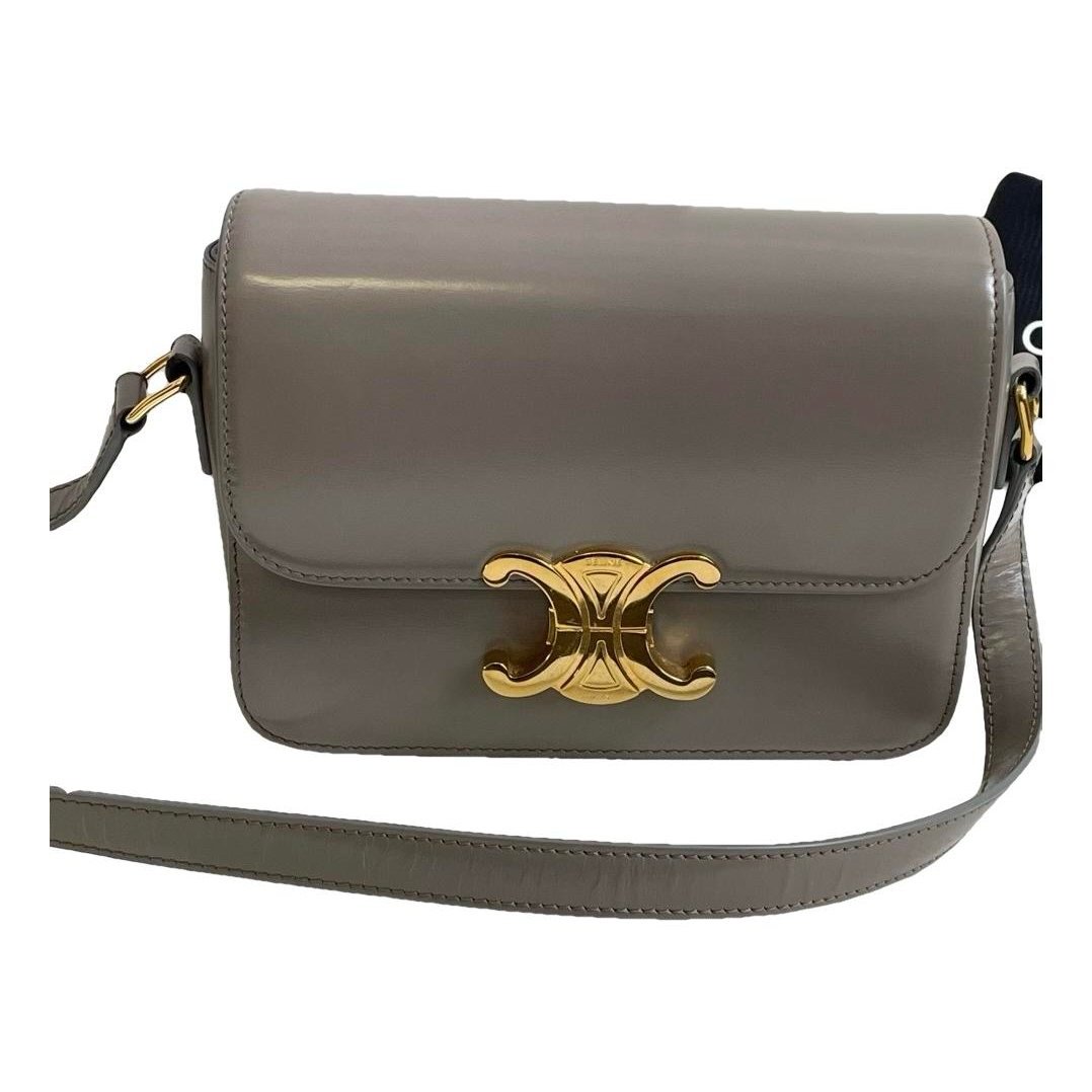 Triomphe leather handbag