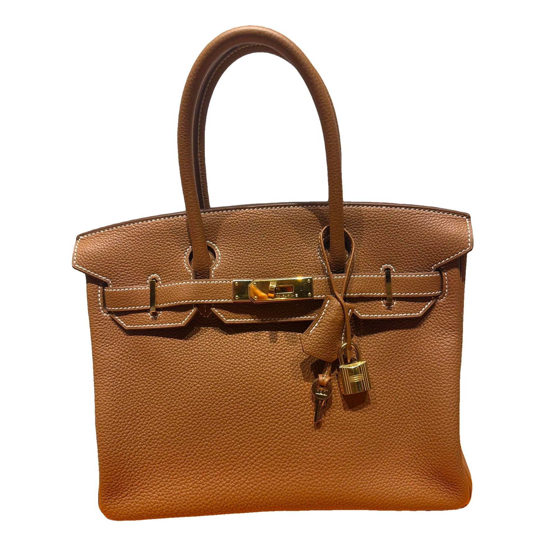 Birkin 30 leather handbag