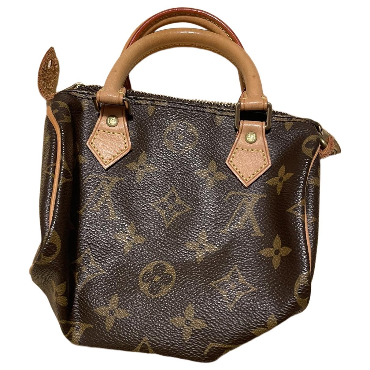 Louis Vuitton Nano Speedy / Mini HL leather handbag