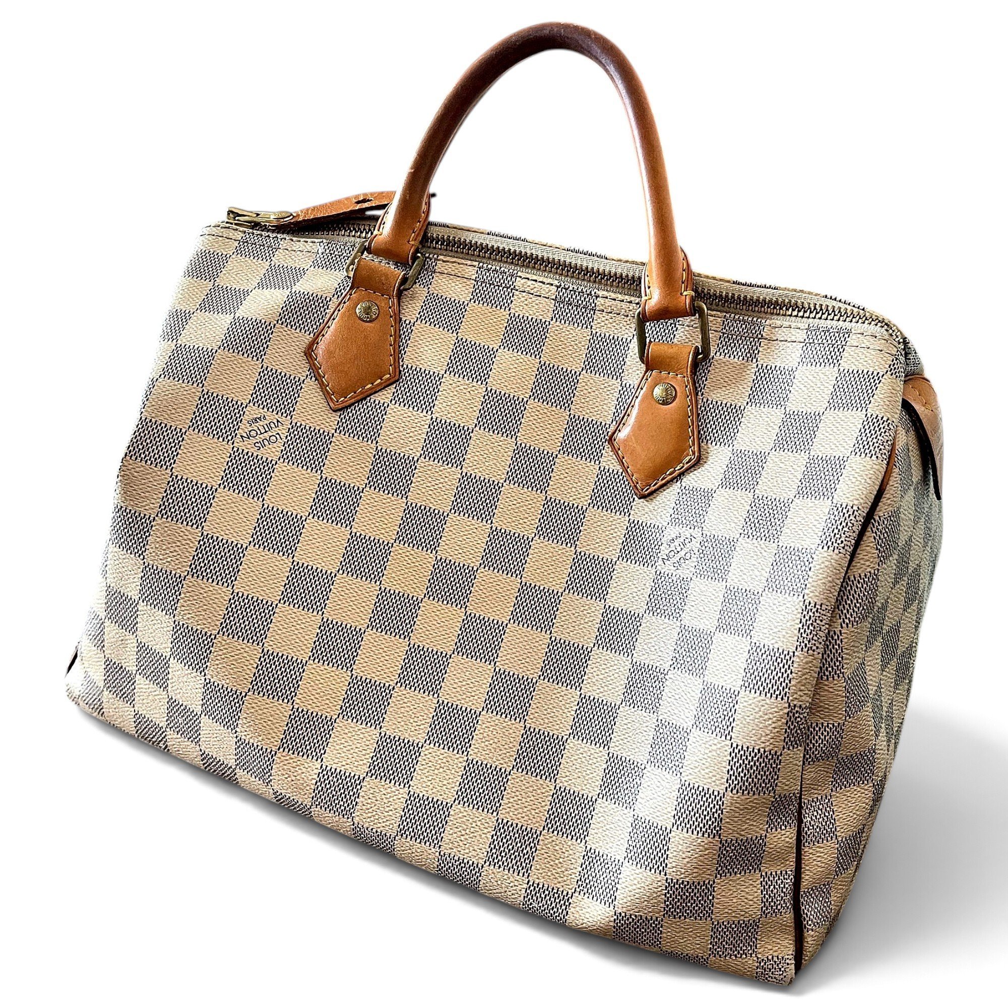 Speedy leather handbag