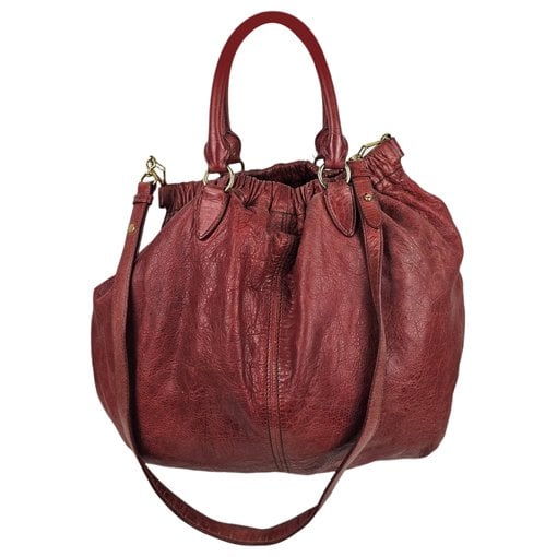 Leather handbag