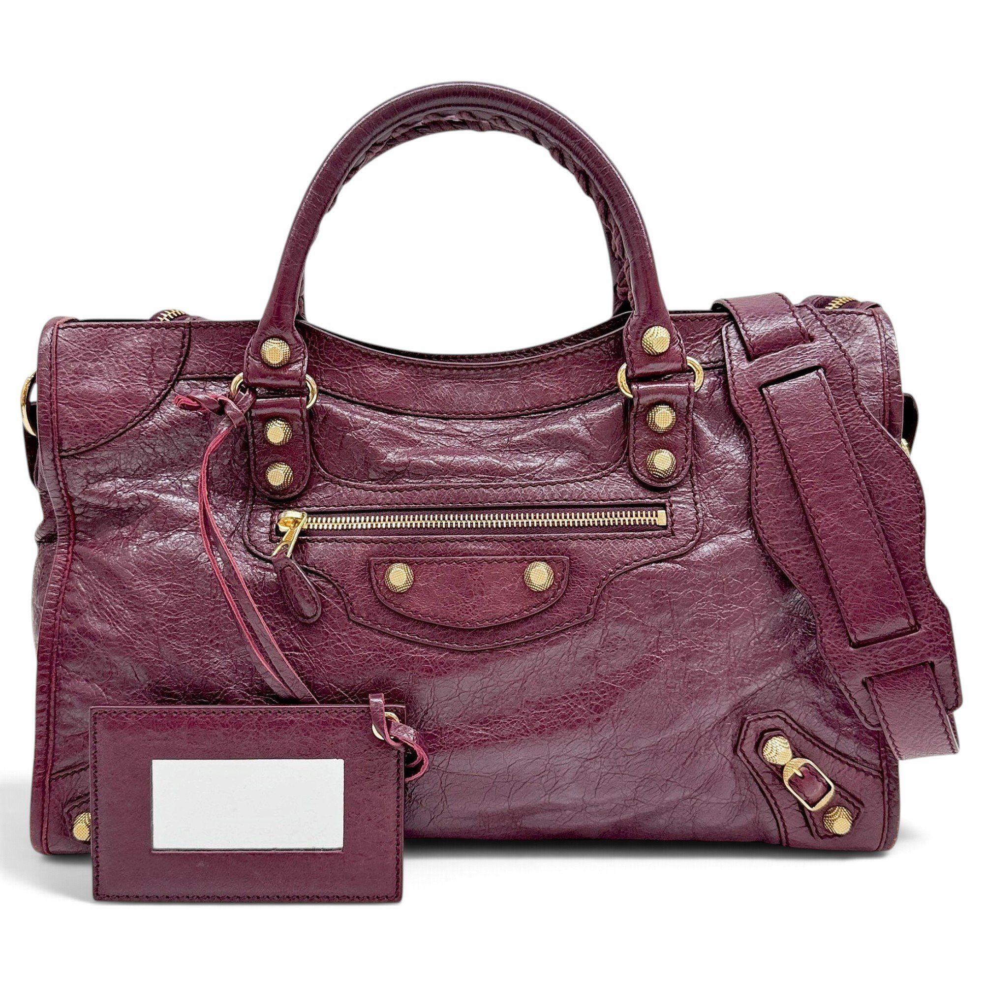 Leather handbag