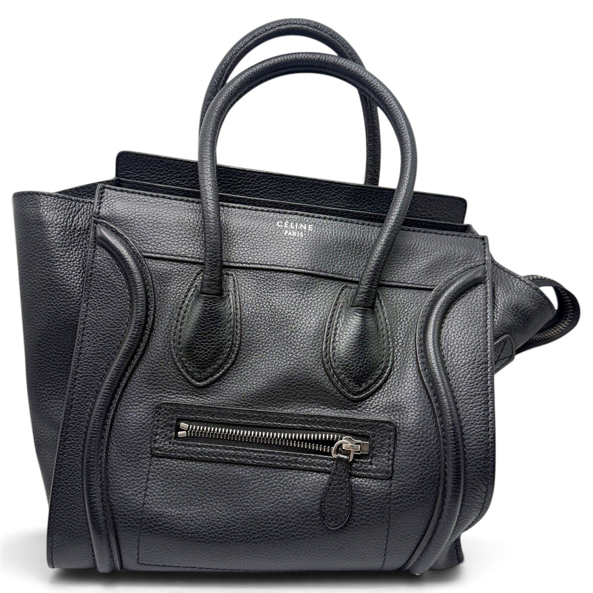 Luggage leather handbag