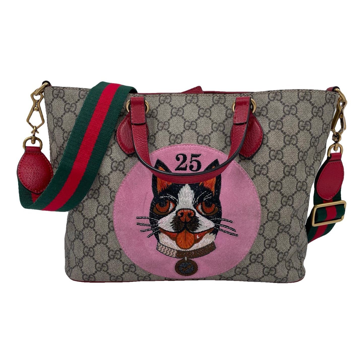 Animalier leather crossbody bag