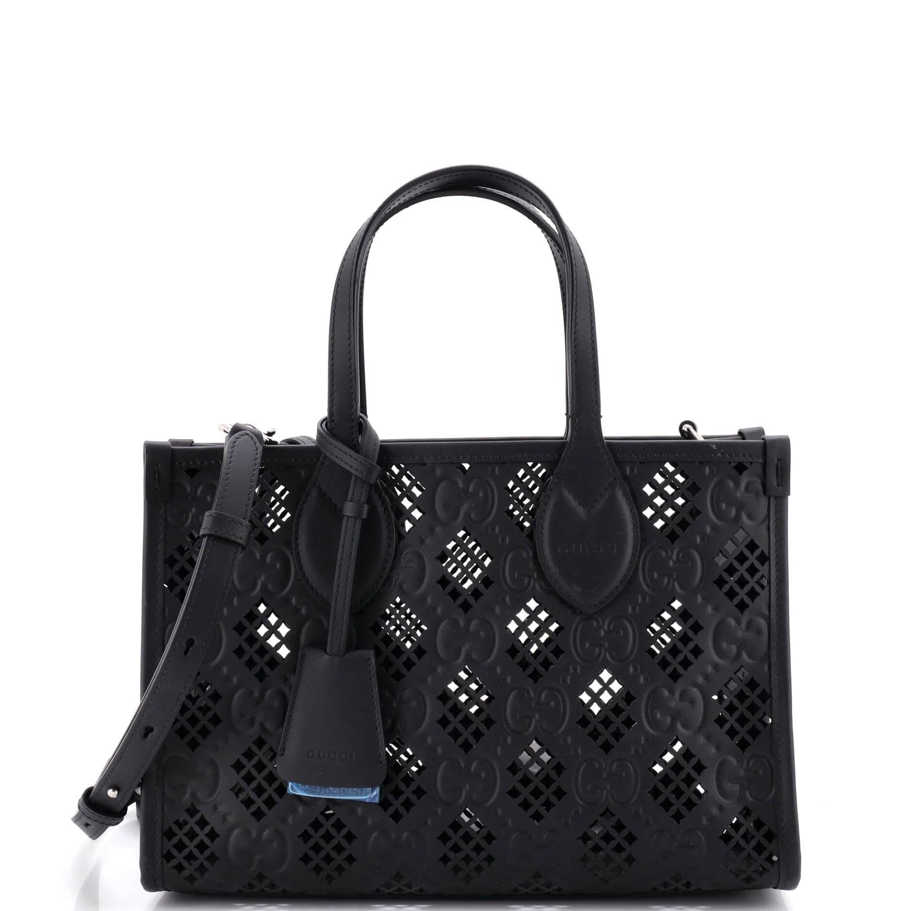 Leather tote