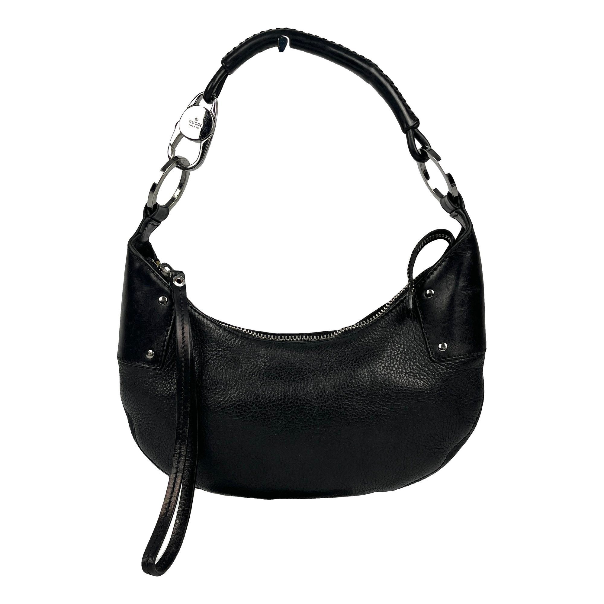 Hobo leather handbag