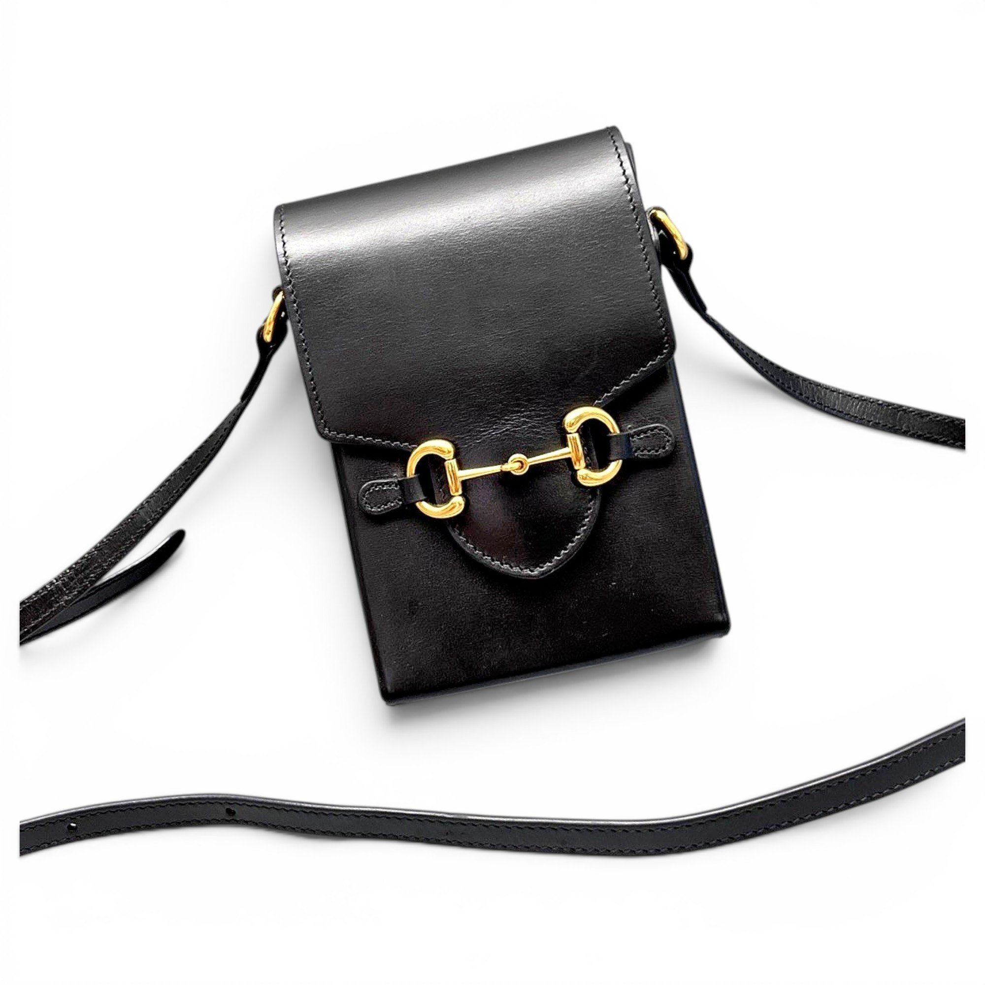 Horsebit 1955 Vertical leather handbag