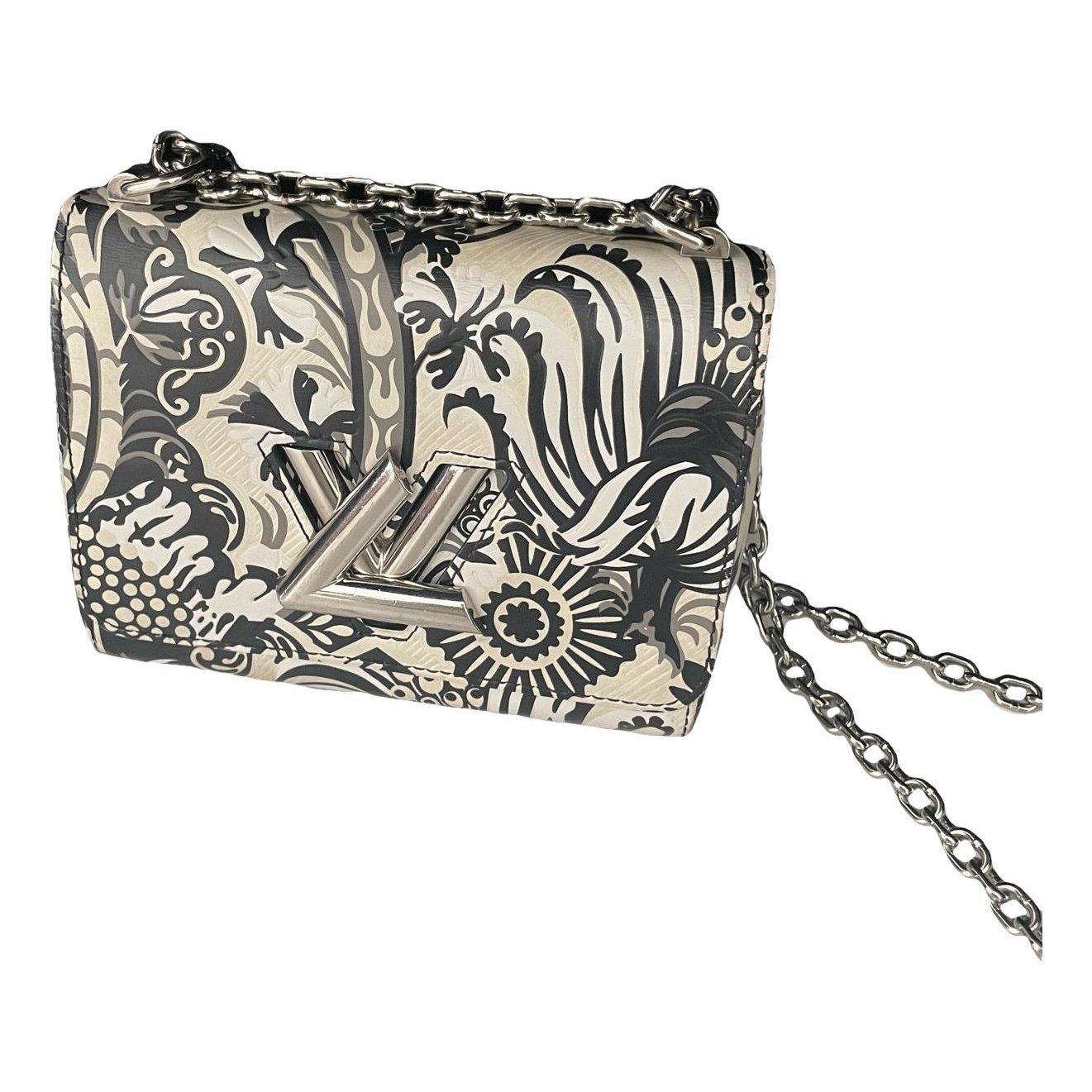 Twist leather crossbody bag