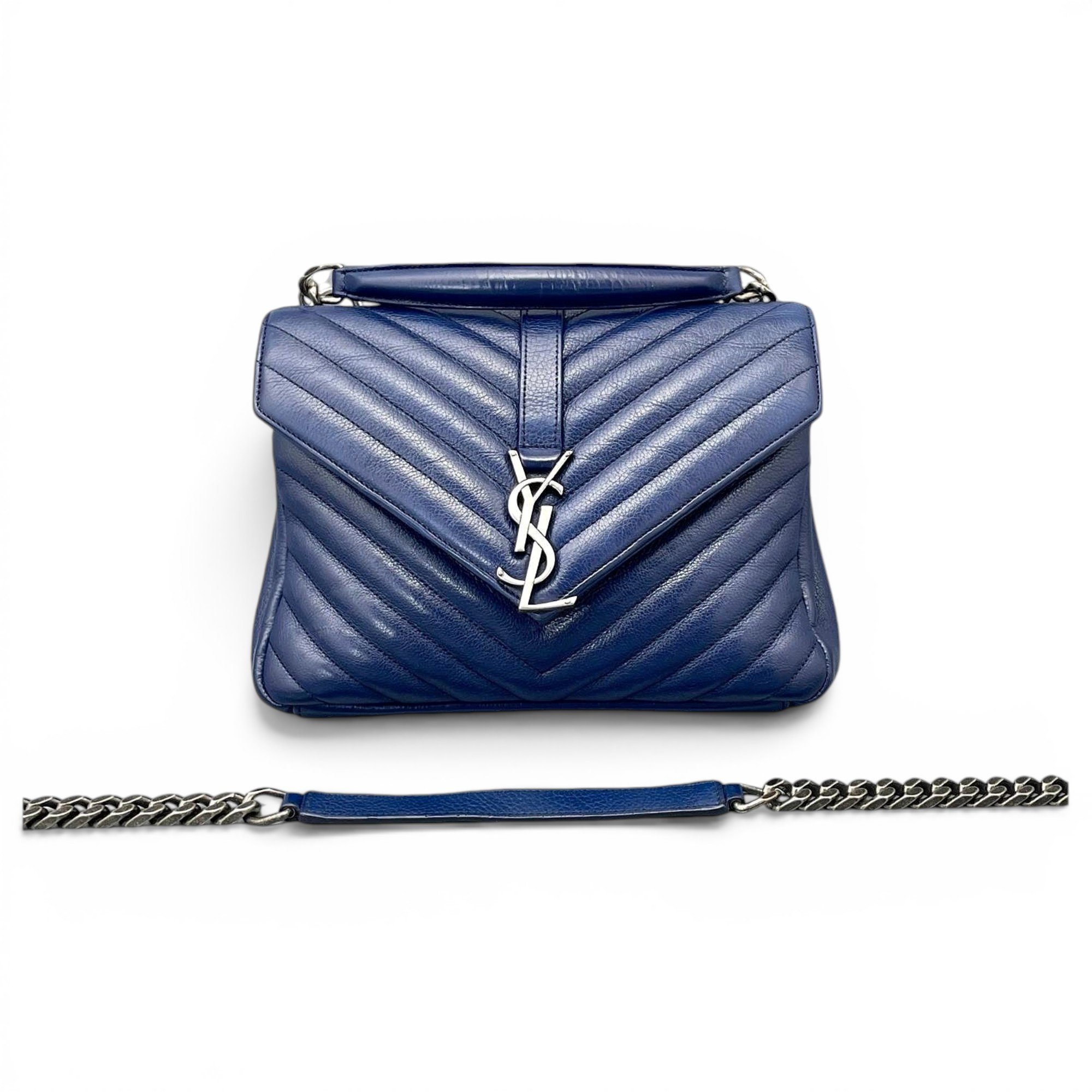 Collége monogramme leather handbag
