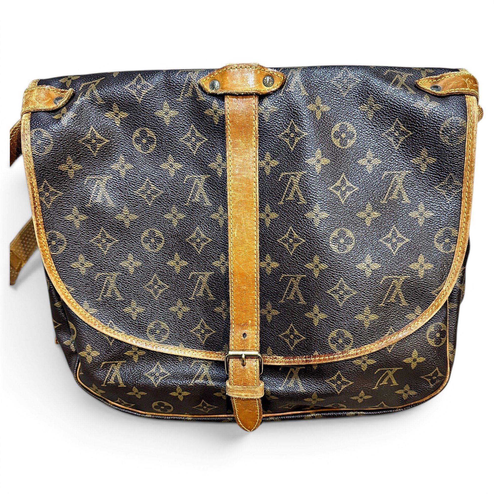Saumur leather crossbody bag