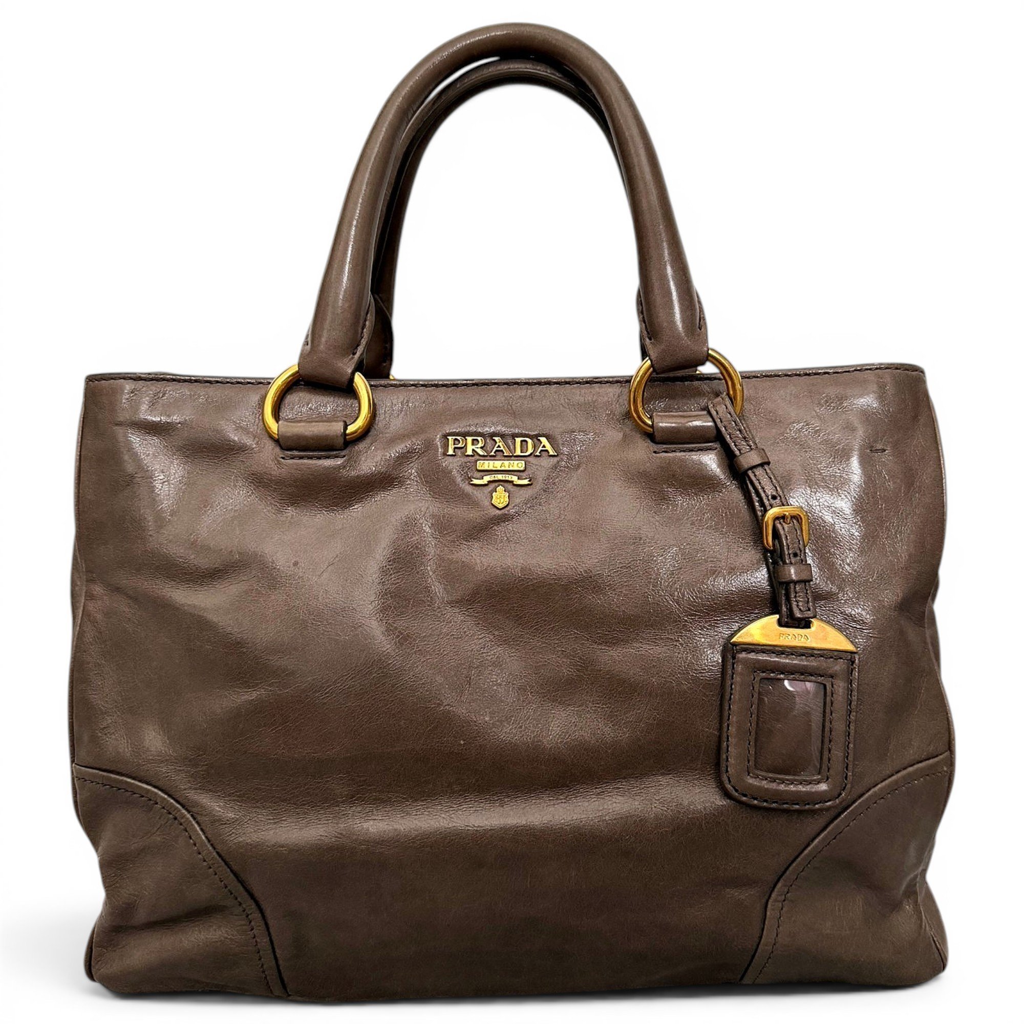 Leather handbag