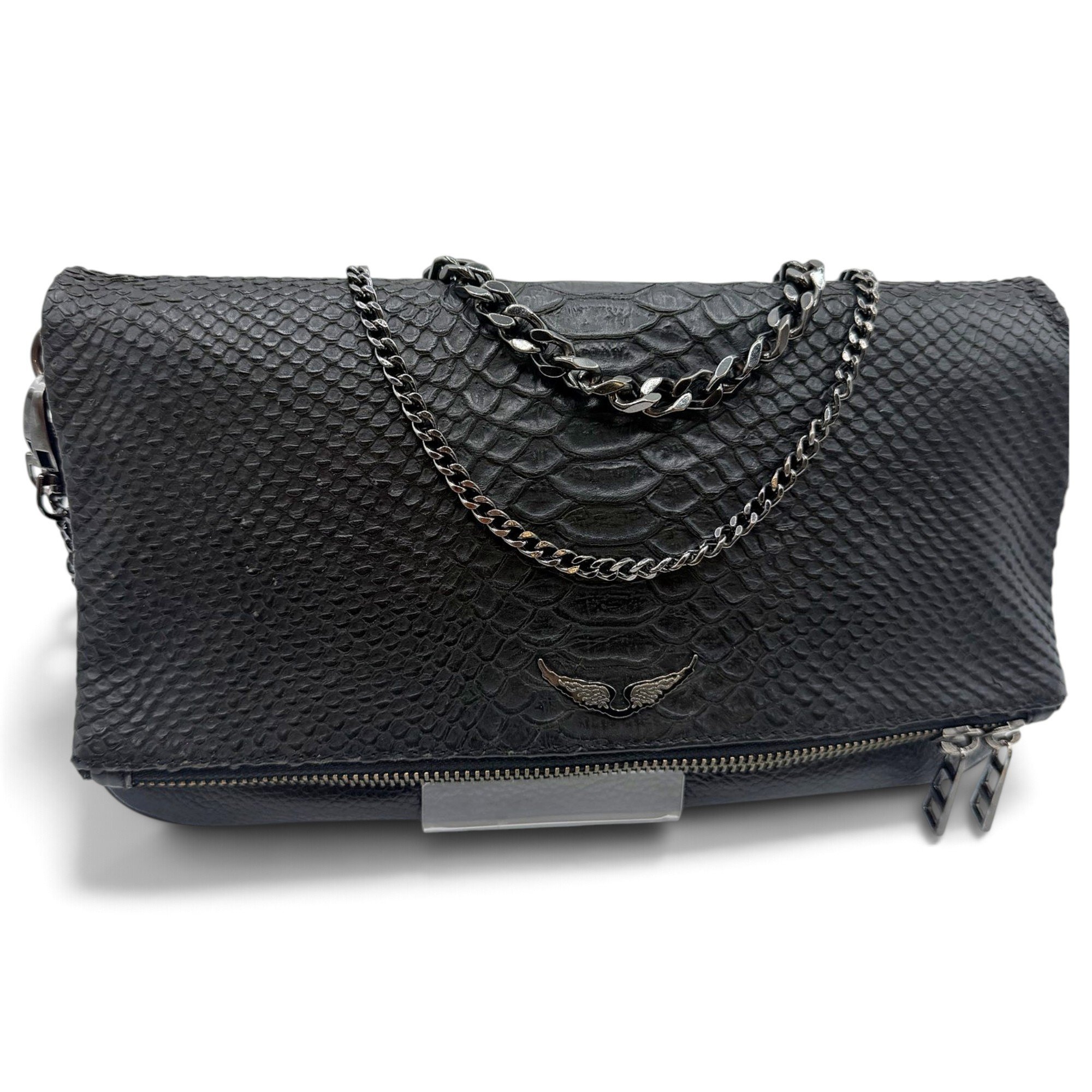 Rock leather crossbody bag