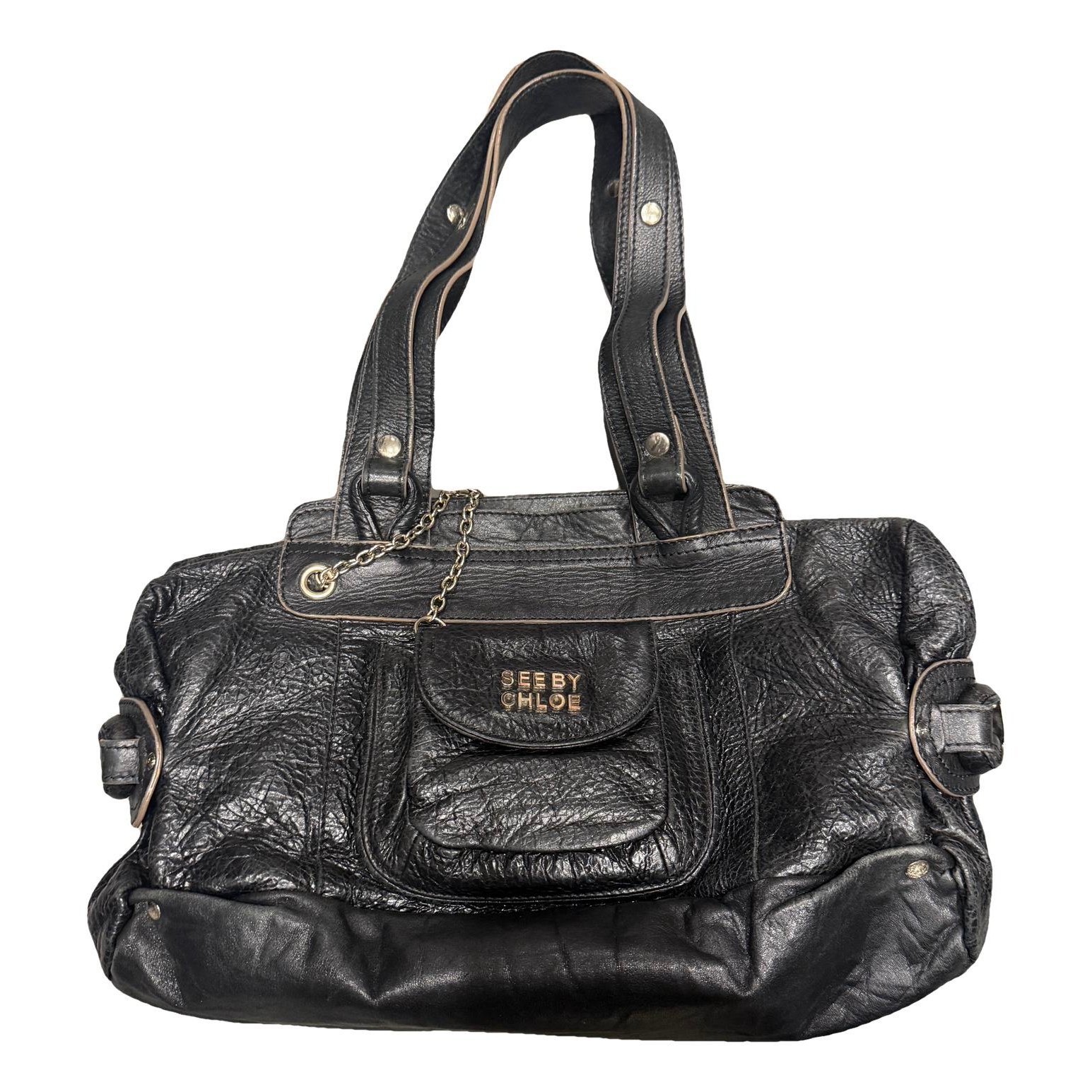 Leather handbag