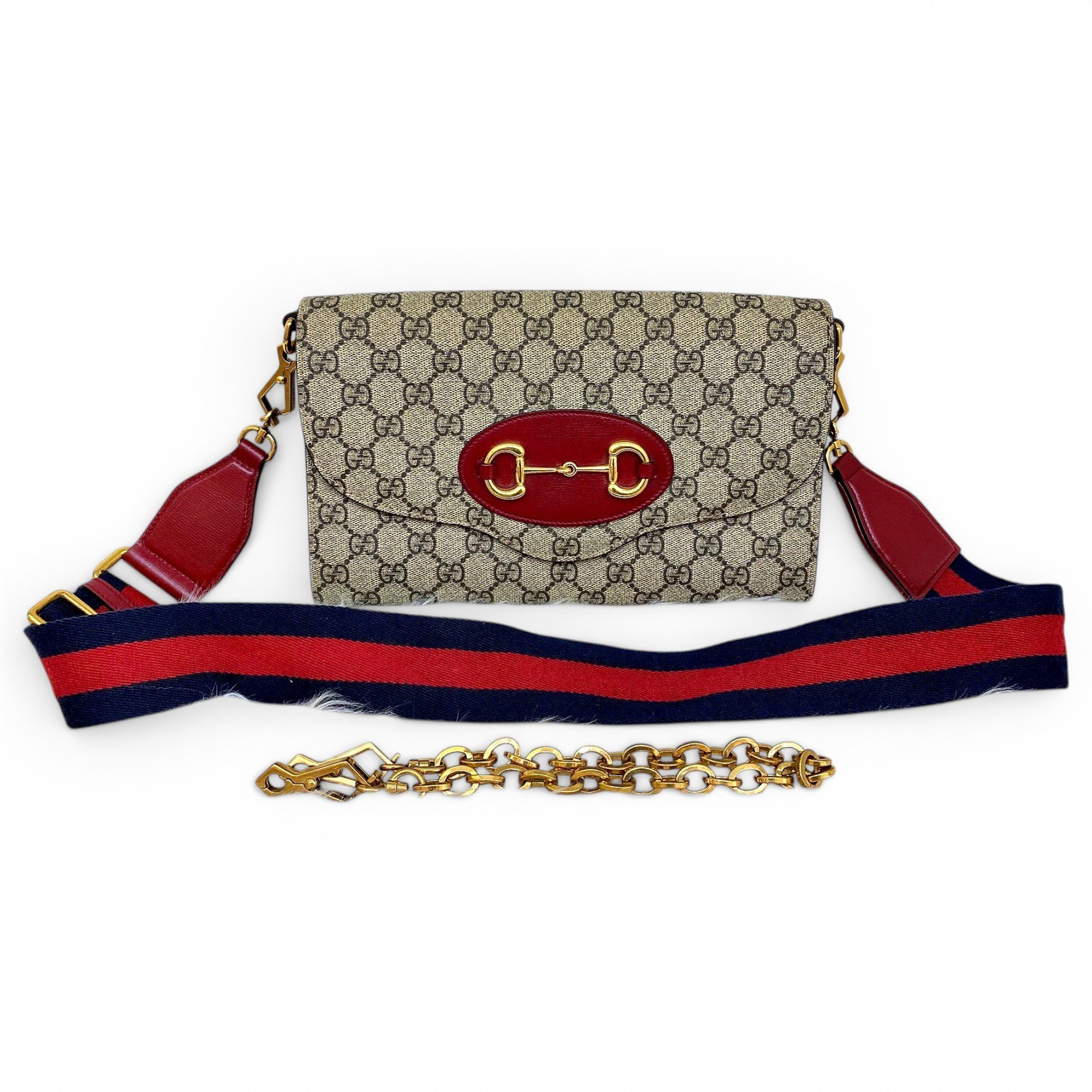 Horsebit 1955 Chain Wallet leather crossbody bag