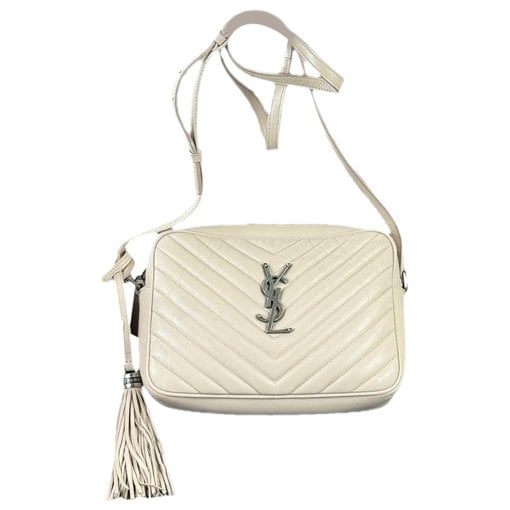 Camera Lou leather crossbody bag
