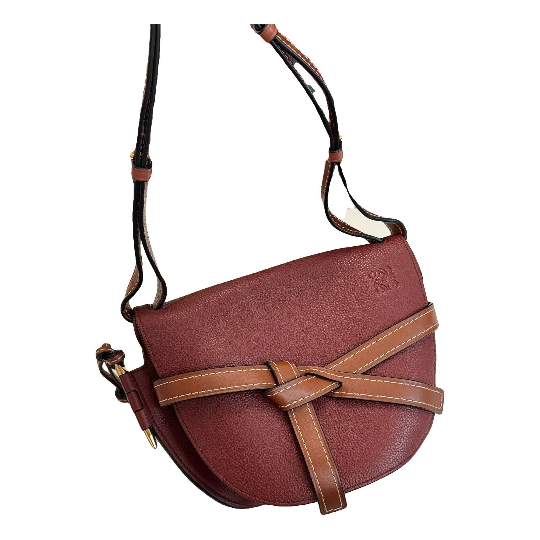 Gate leather crossbody bag