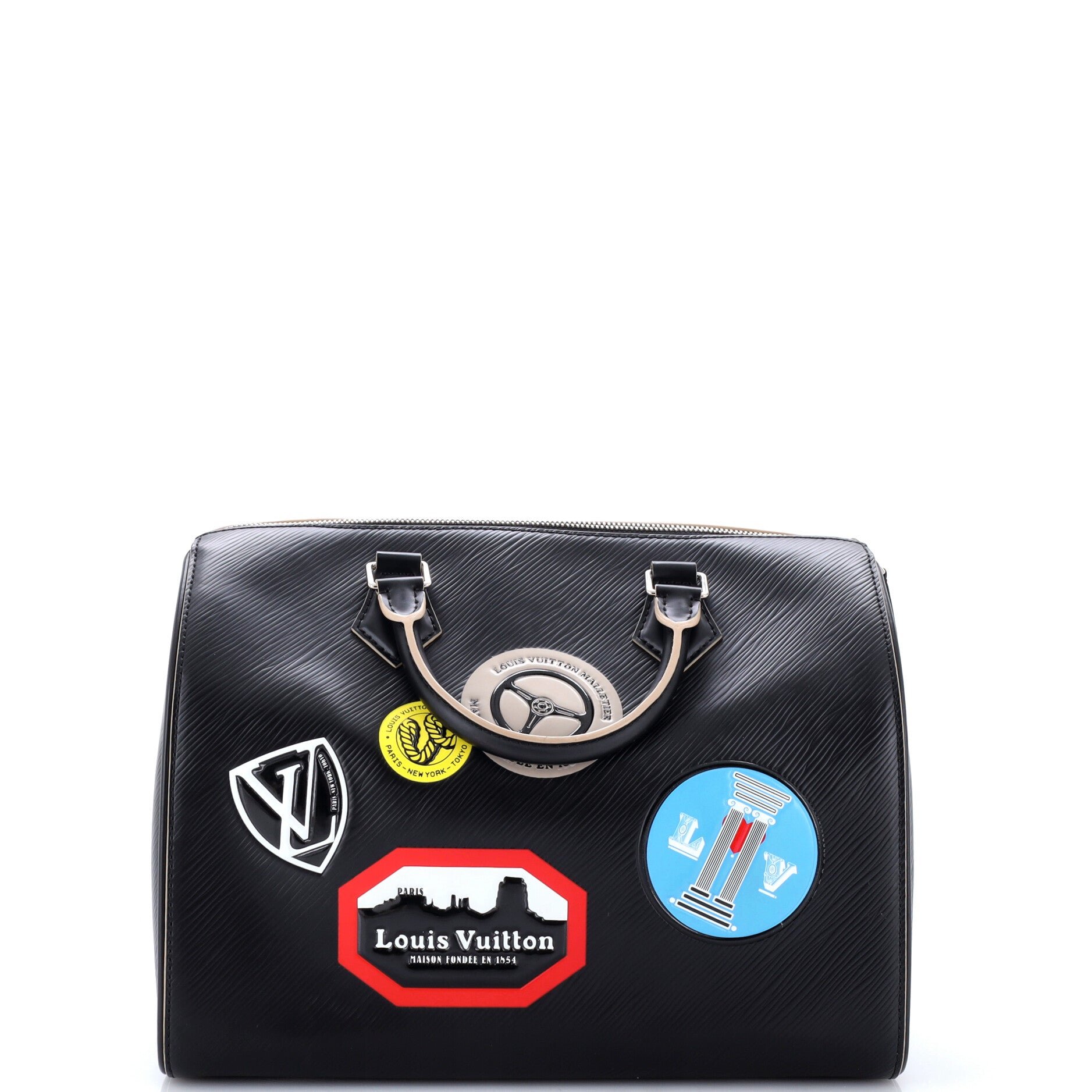 Speedy Handbag Limited Edition World Tour Epi Leather 30