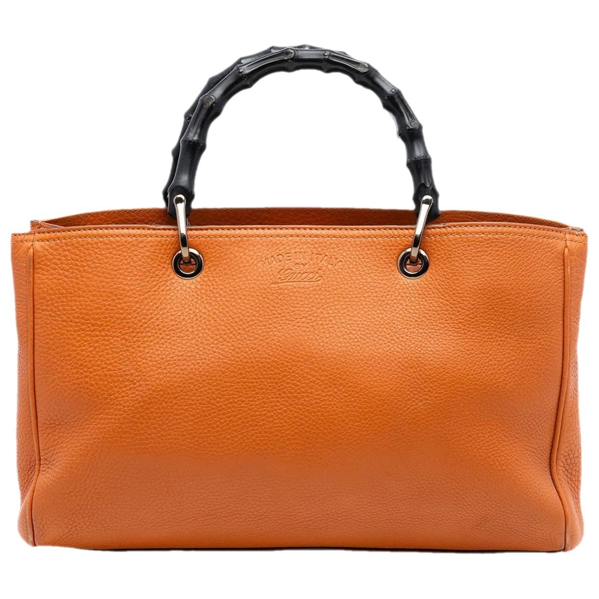 Bamboo leather satchel