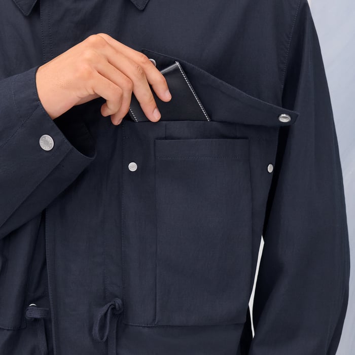 Marine Zipped Straight Cut Jacket