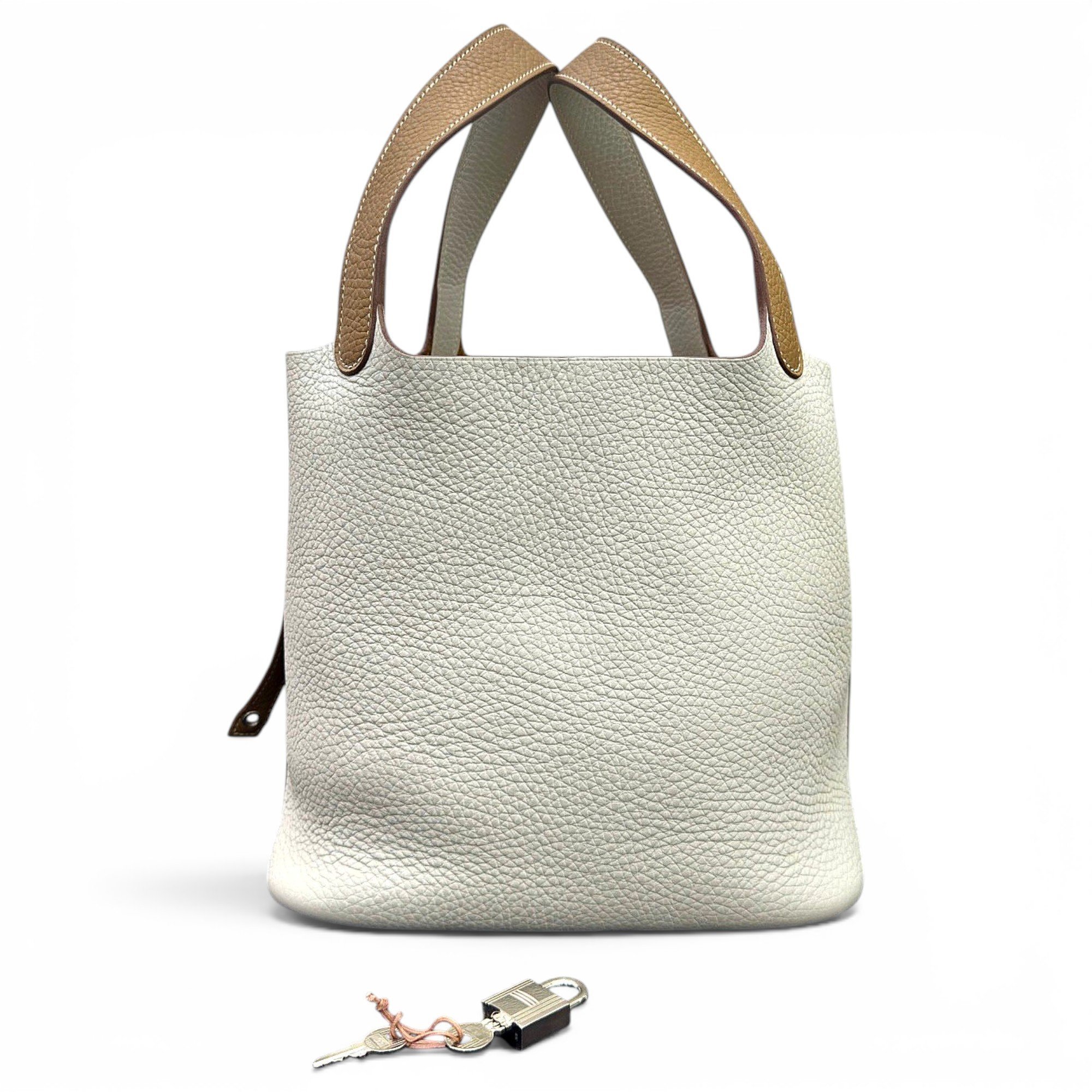 Picotin leather handbag