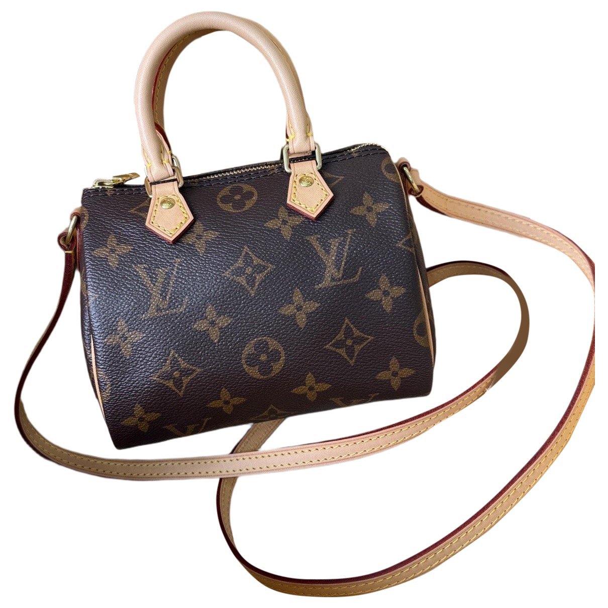 Speedy leather handbag