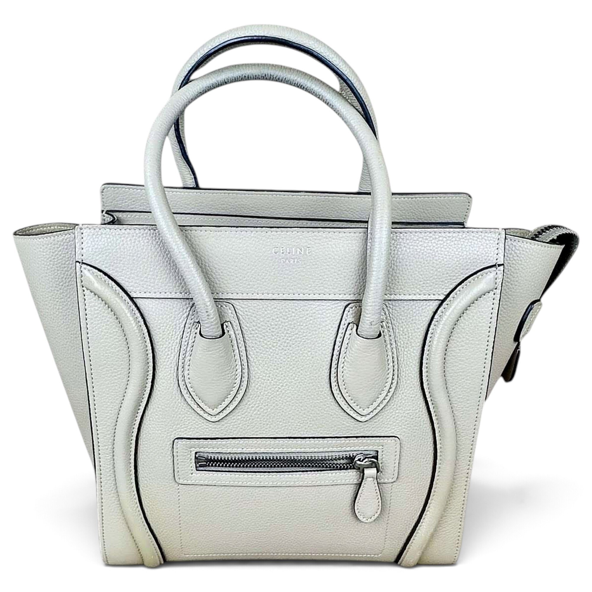 Celine Nano Luggage leather handbag
