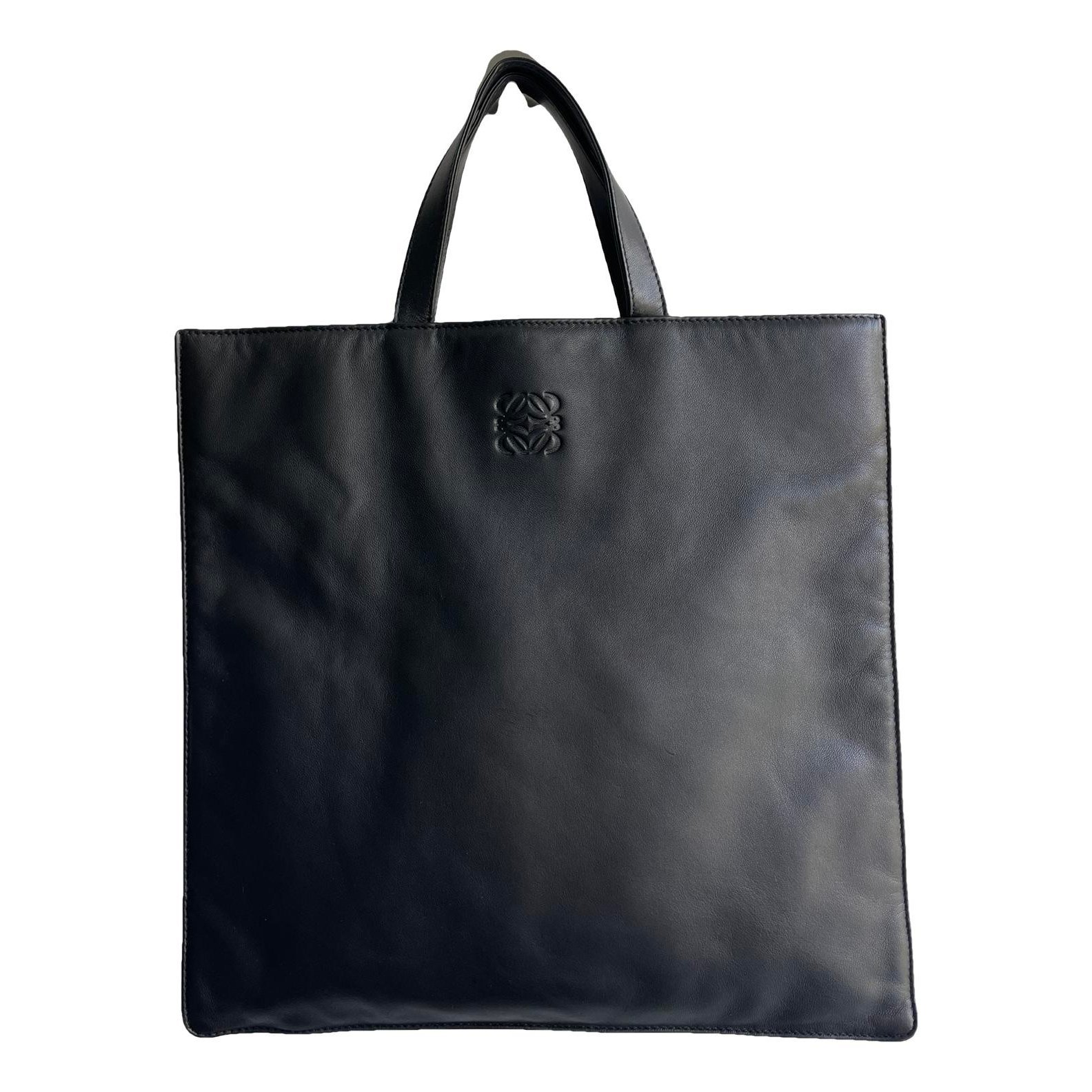 Leather tote