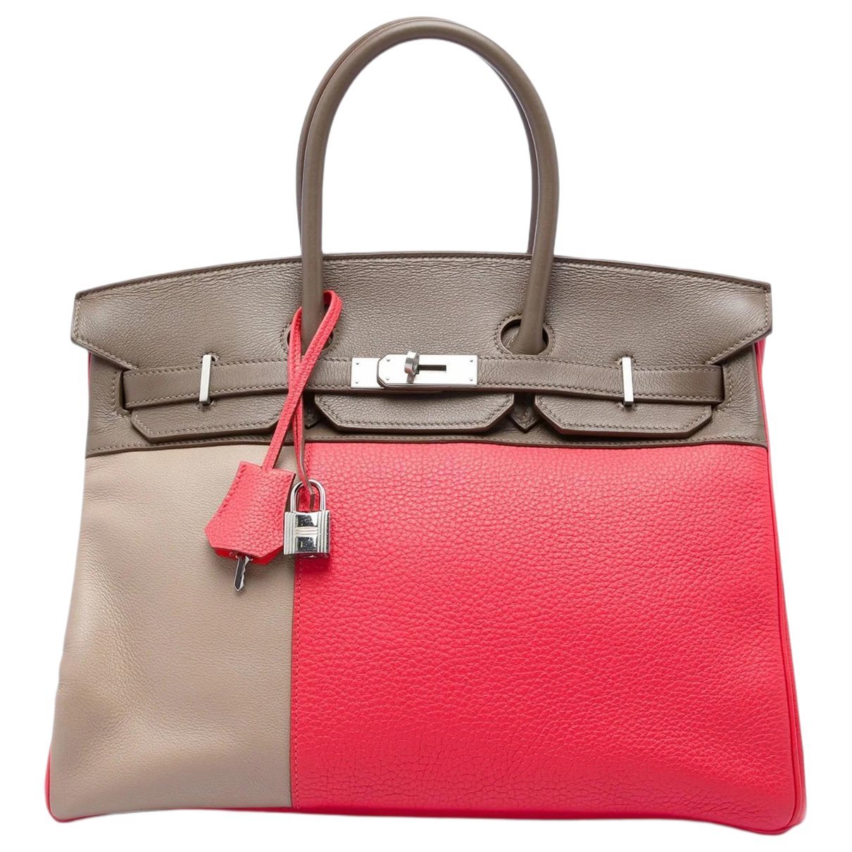 Birkin 35 leather handbag