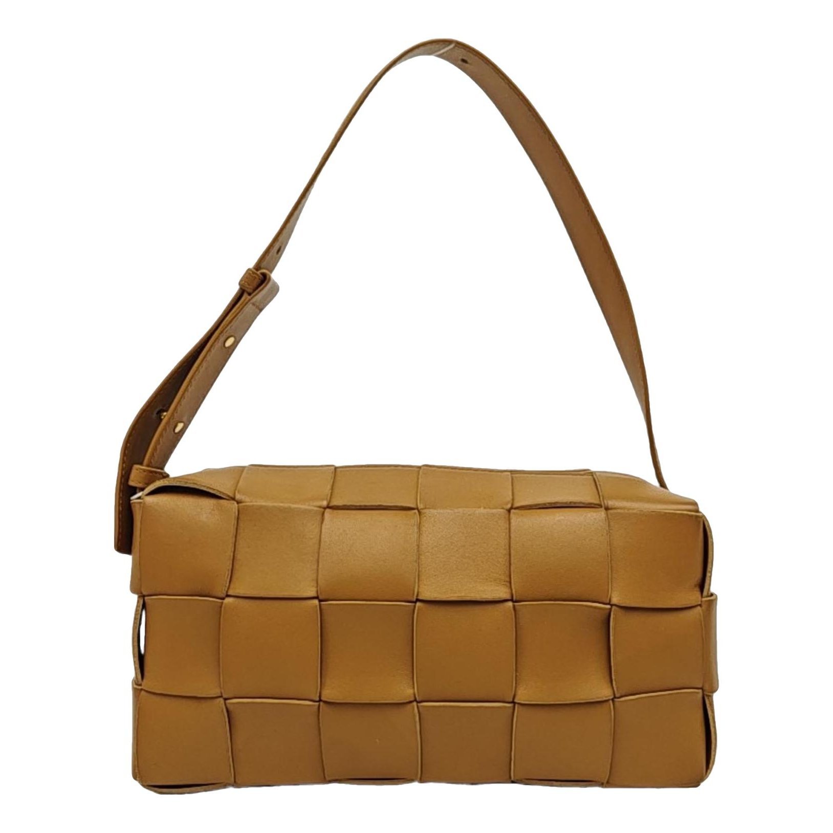 Brick Cassette leather handbag