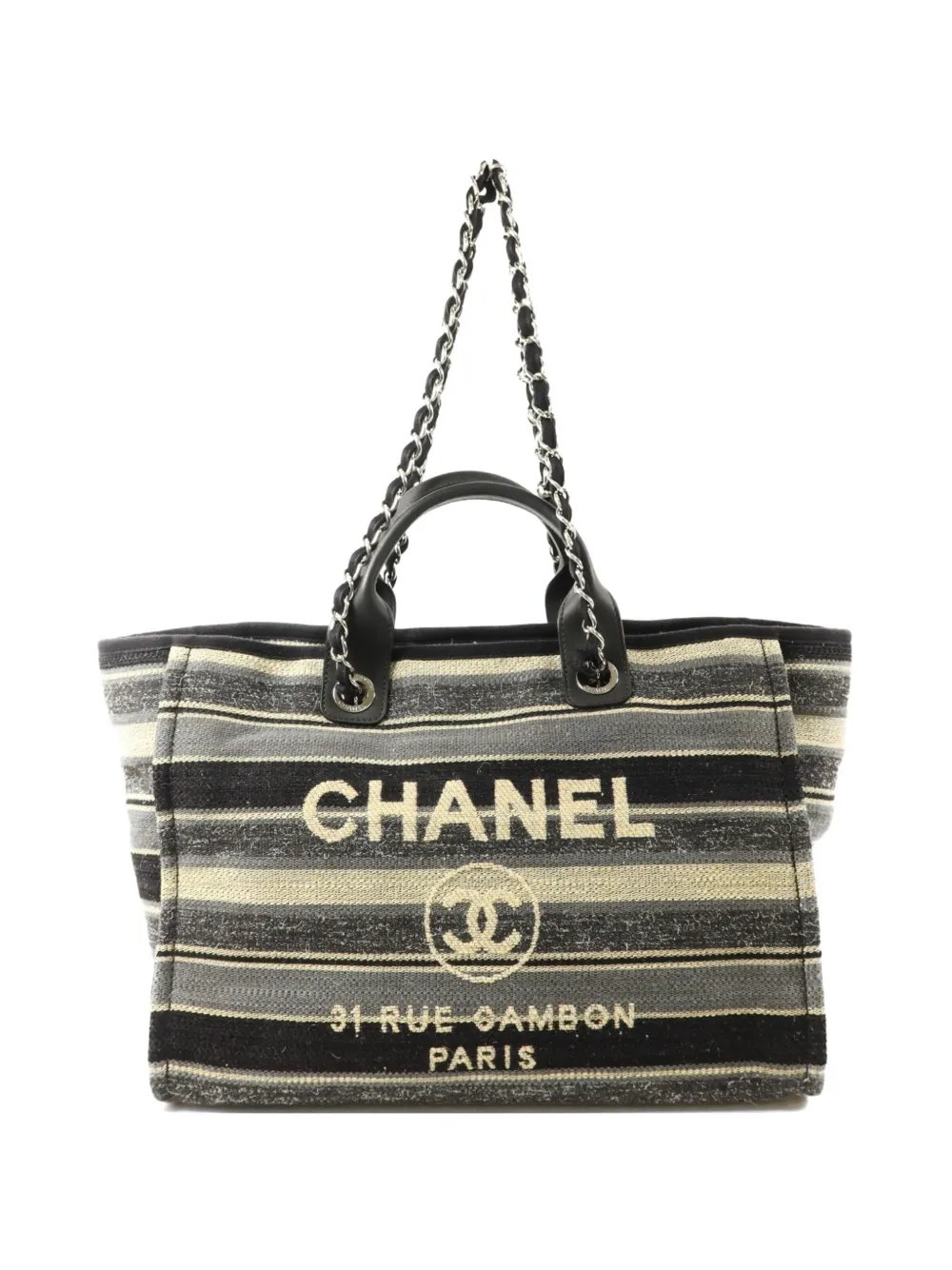 CC Deauville two-way canvas tote bag