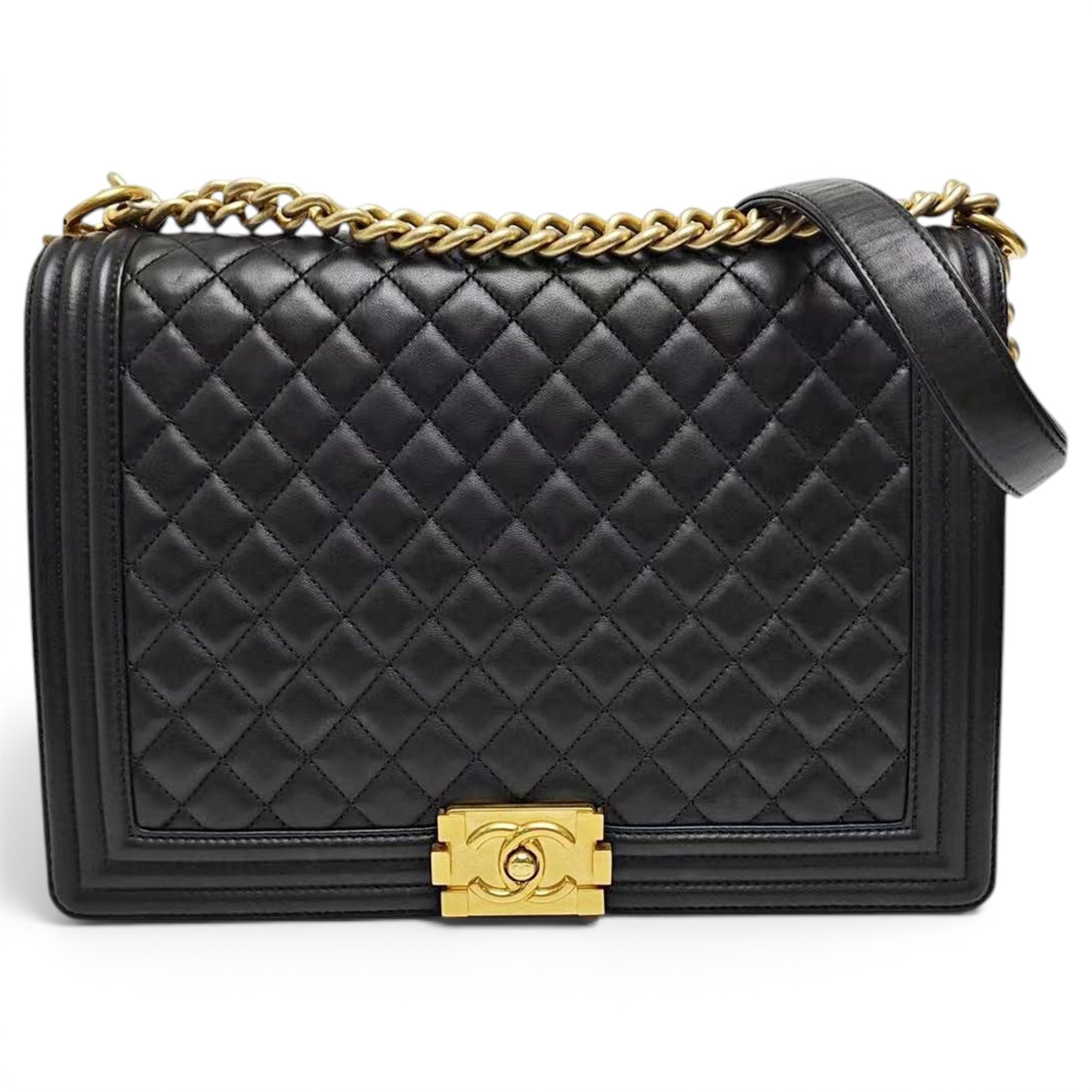 Boy leather crossbody bag