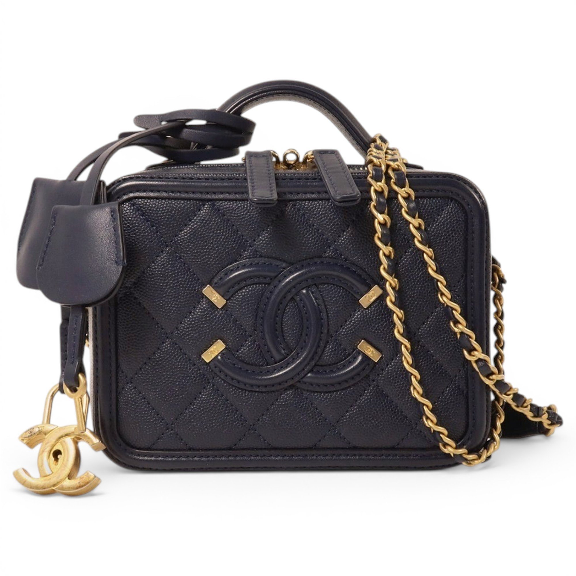 Vanity leather mini bag