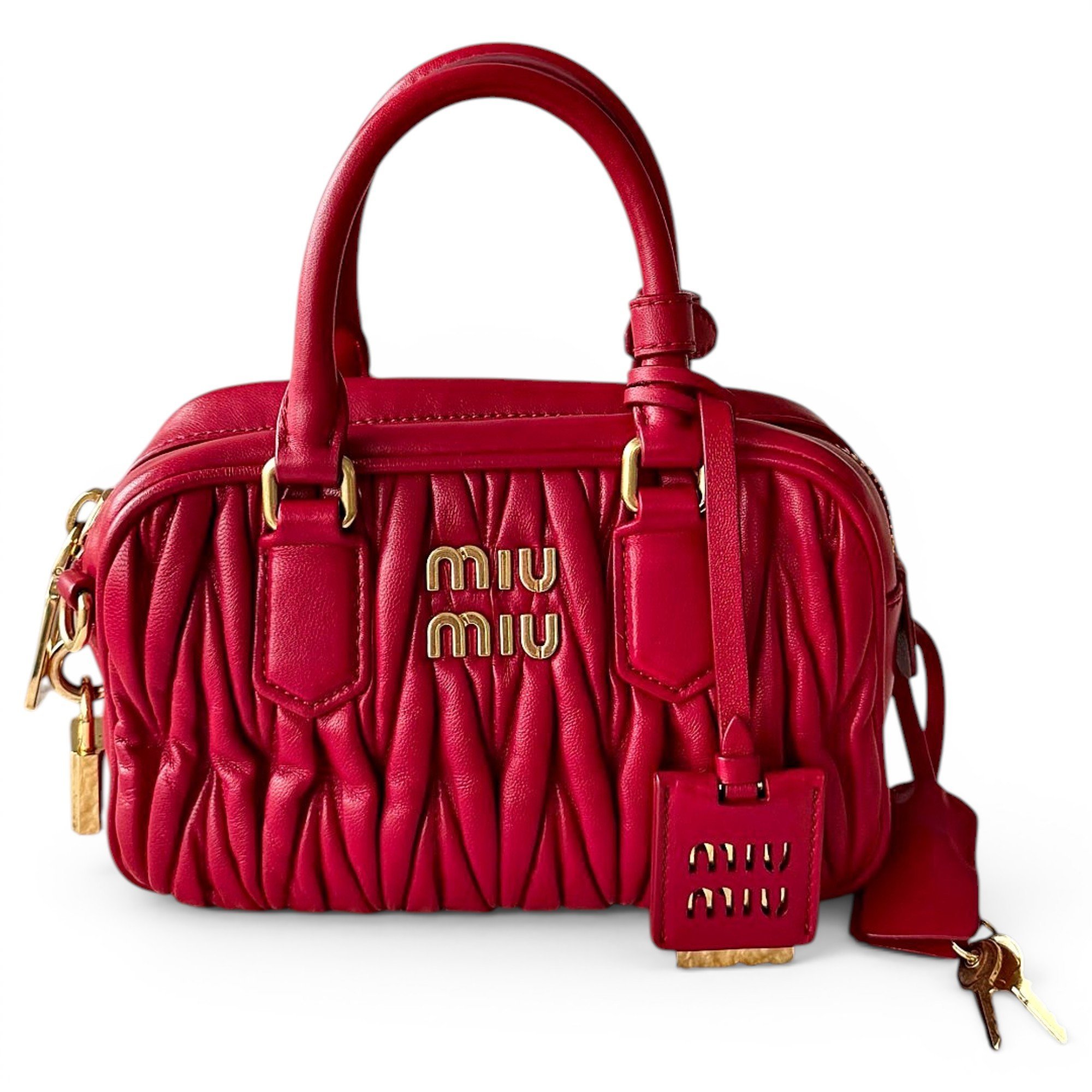 Miu Miu Arcadie leather handbag
