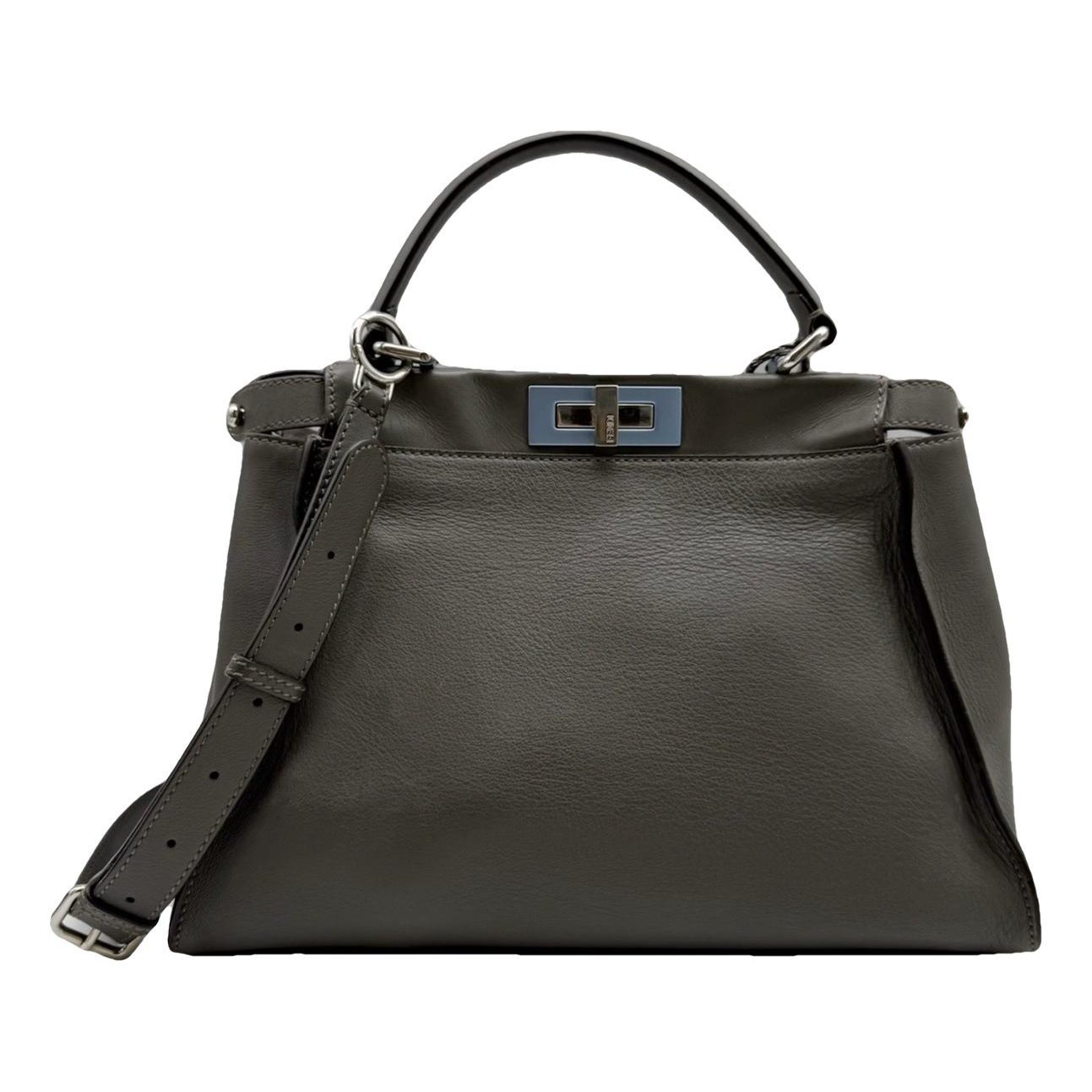 Peekaboo leather handbag