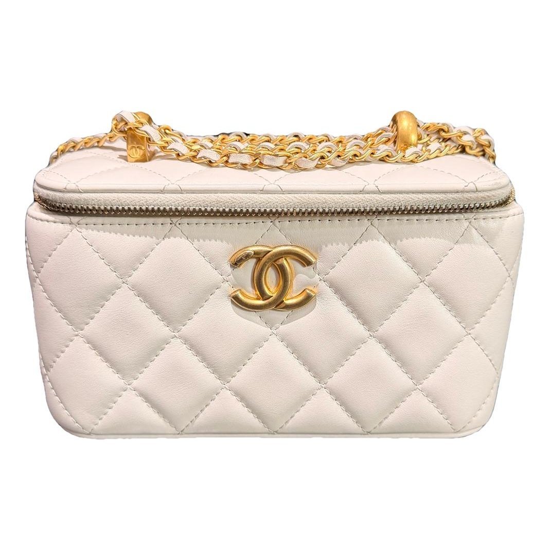 Trendy CC Vanity leather handbag