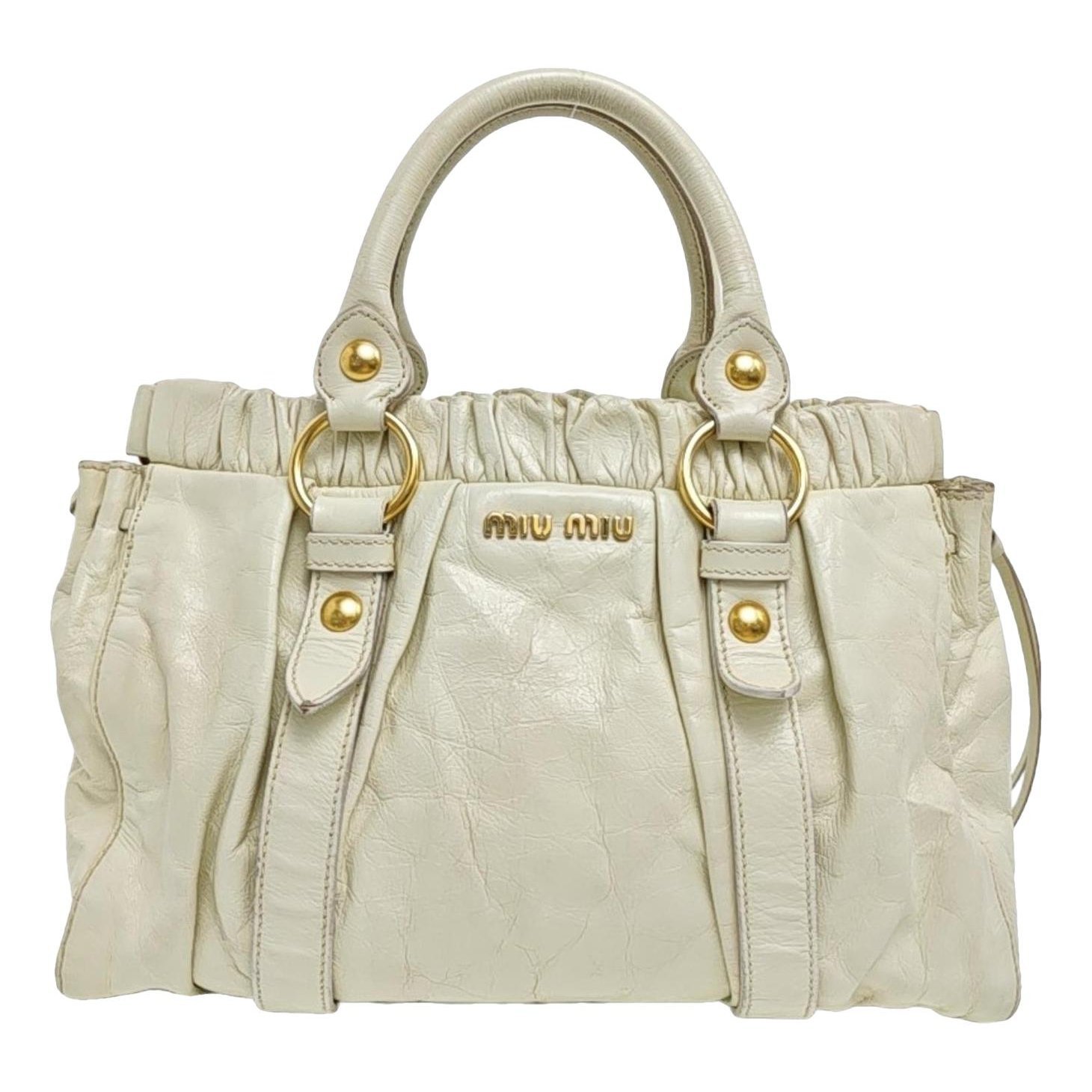 Bow bag leather handbag