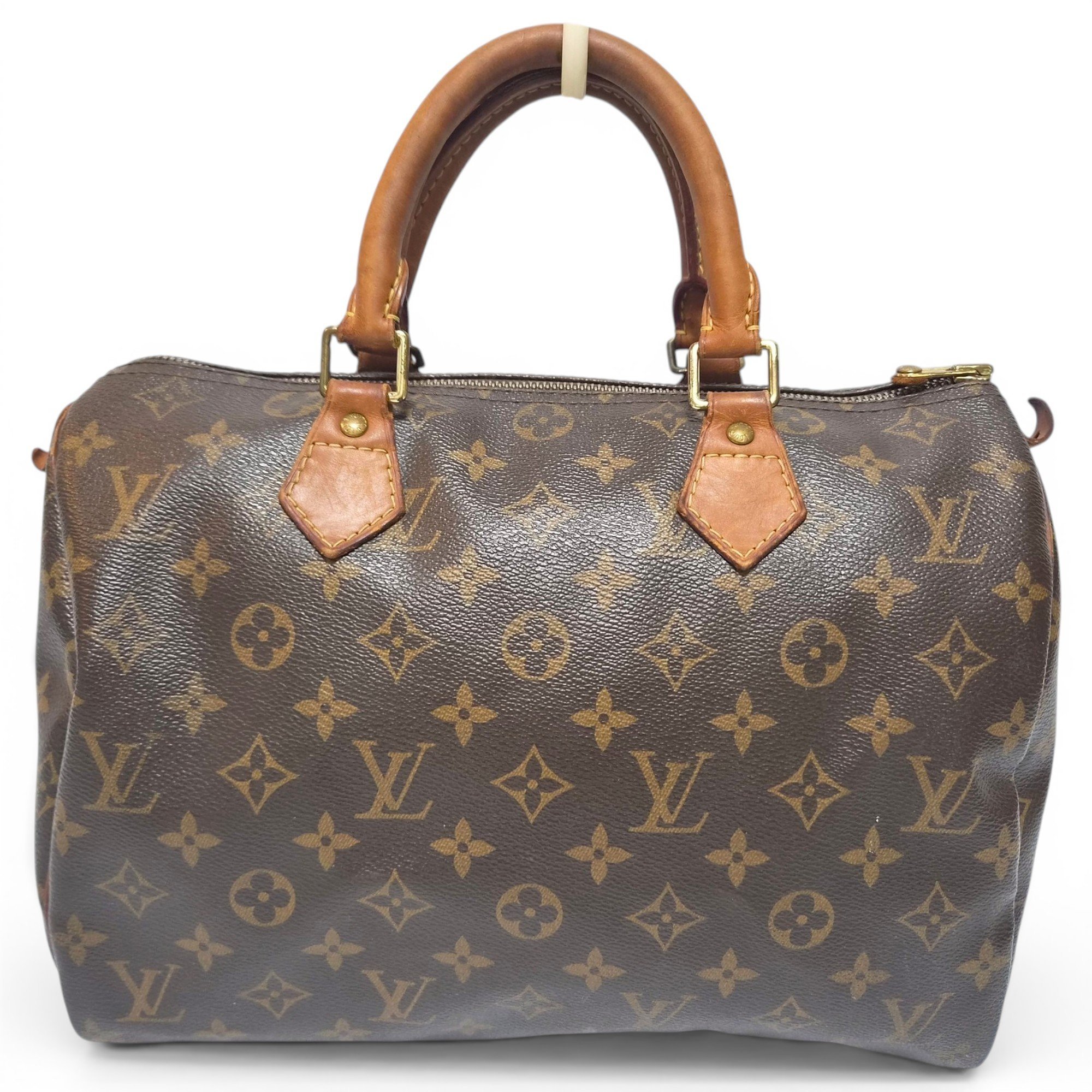 Speedy leather handbag