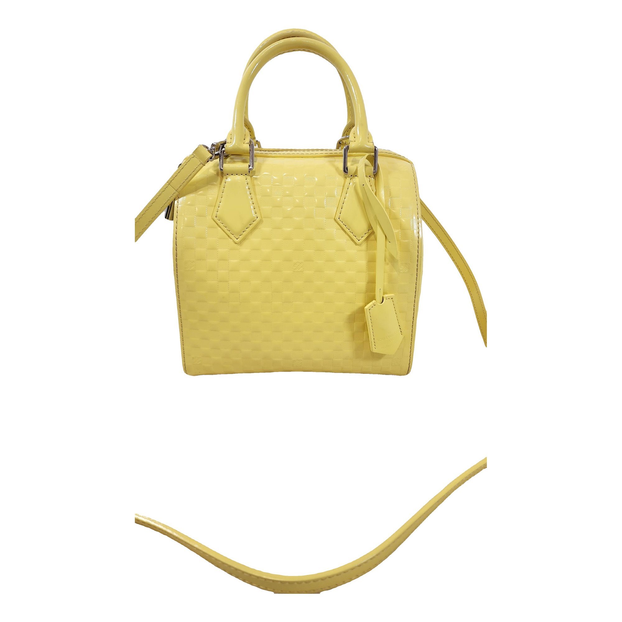 Speedy leather handbag