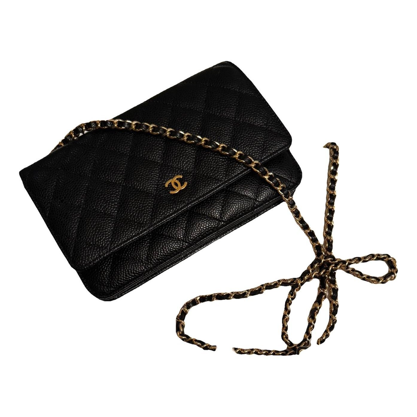 Wallet On Chain Timeless/Classique leather crossbody bag
