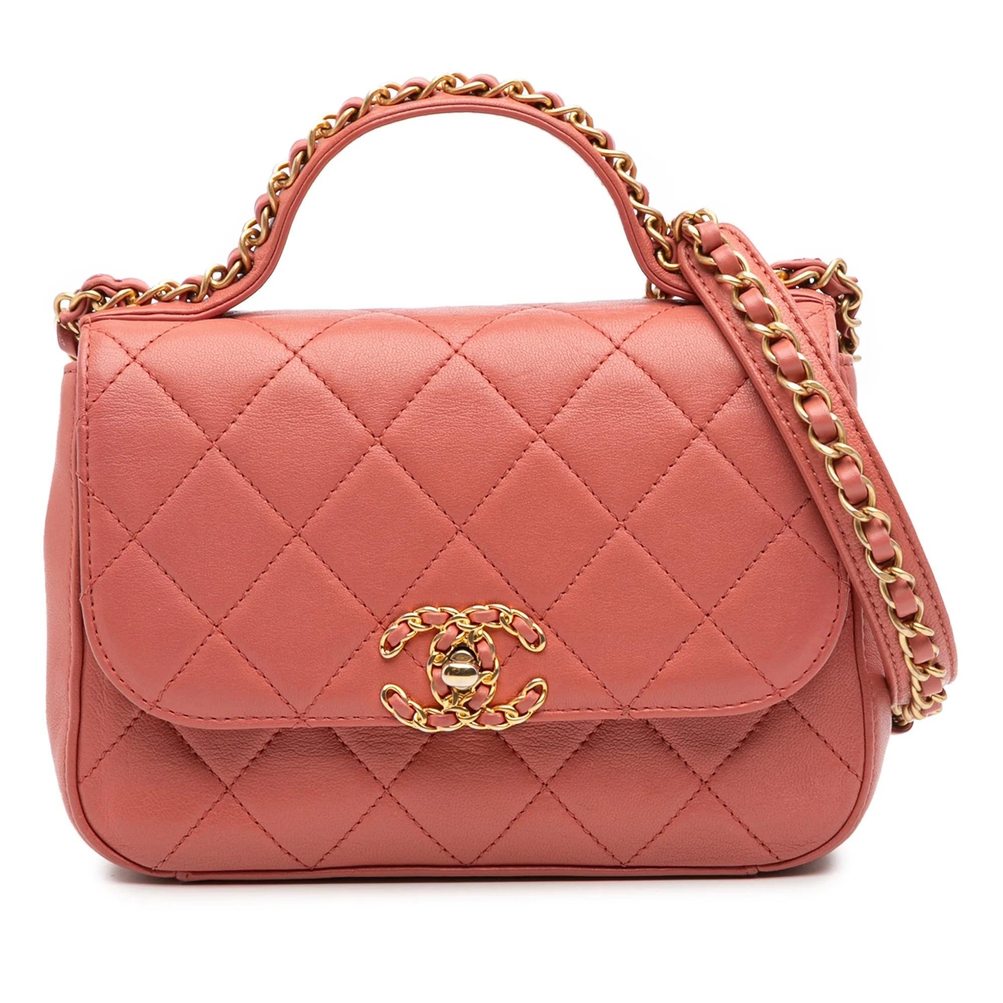 Chain Infinity pony-style calfskin handbag