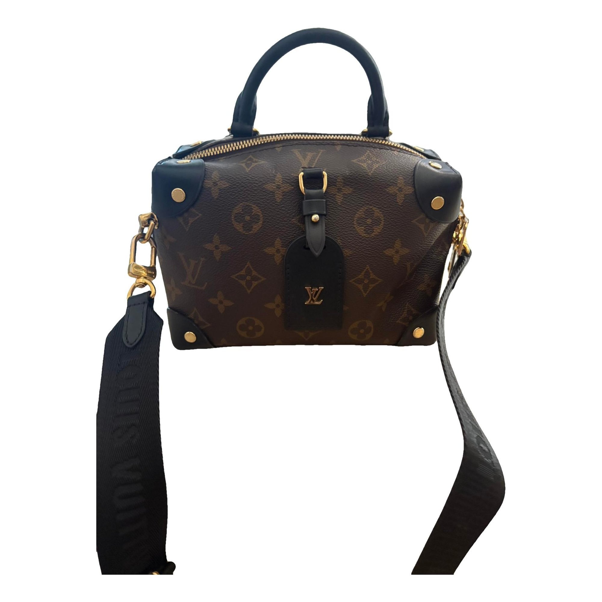 Louis Vuitton Petite Malle Souple cloth crossbody bag