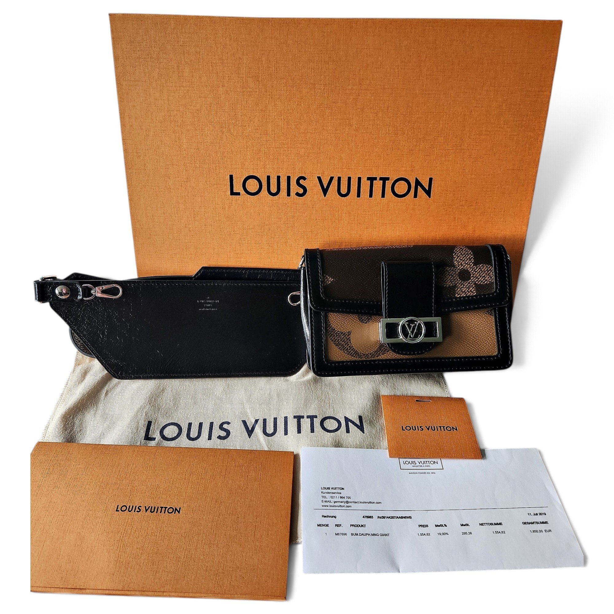 Louis Vuitton Dauphine Belt Bag leather bag