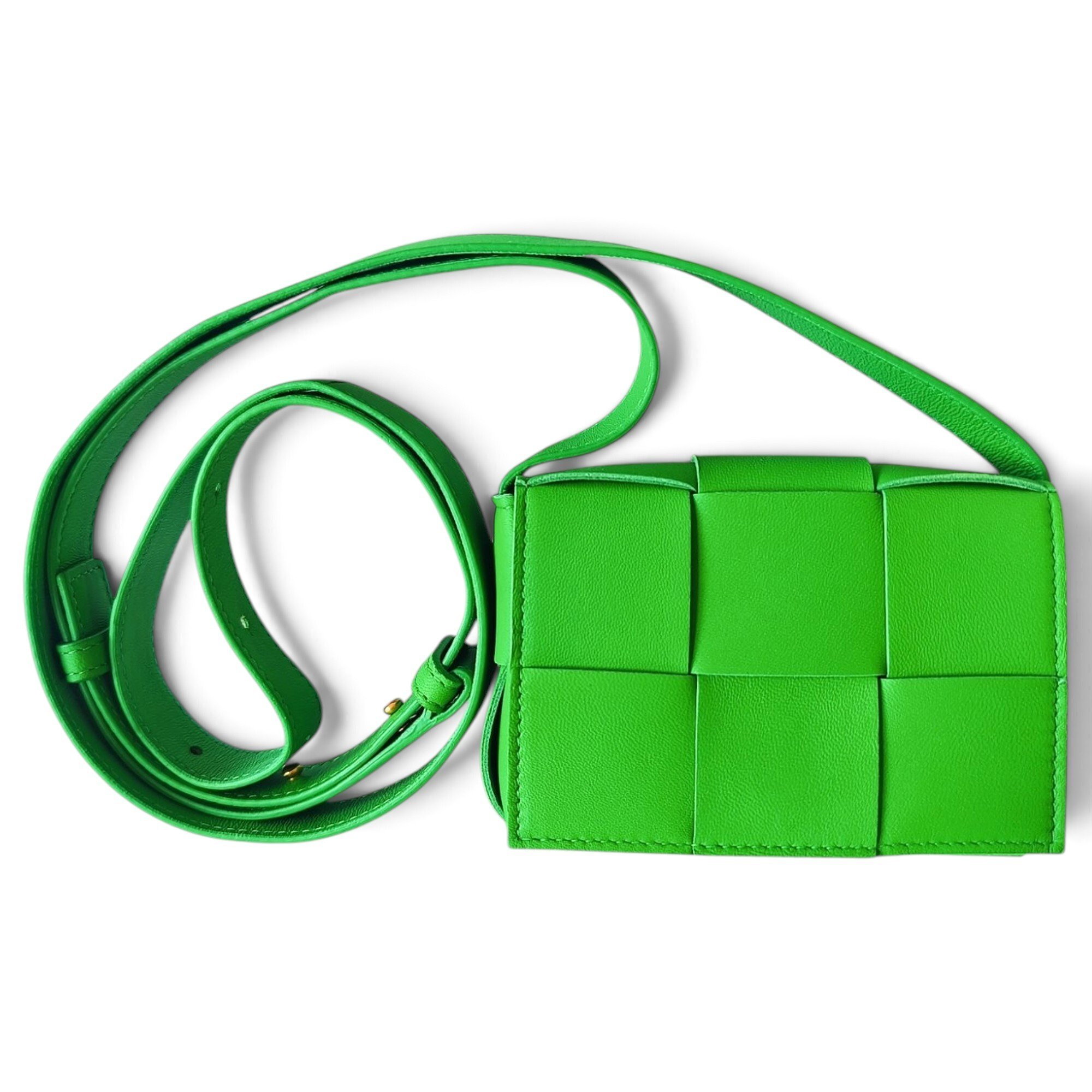 Cassette leather crossbody bag