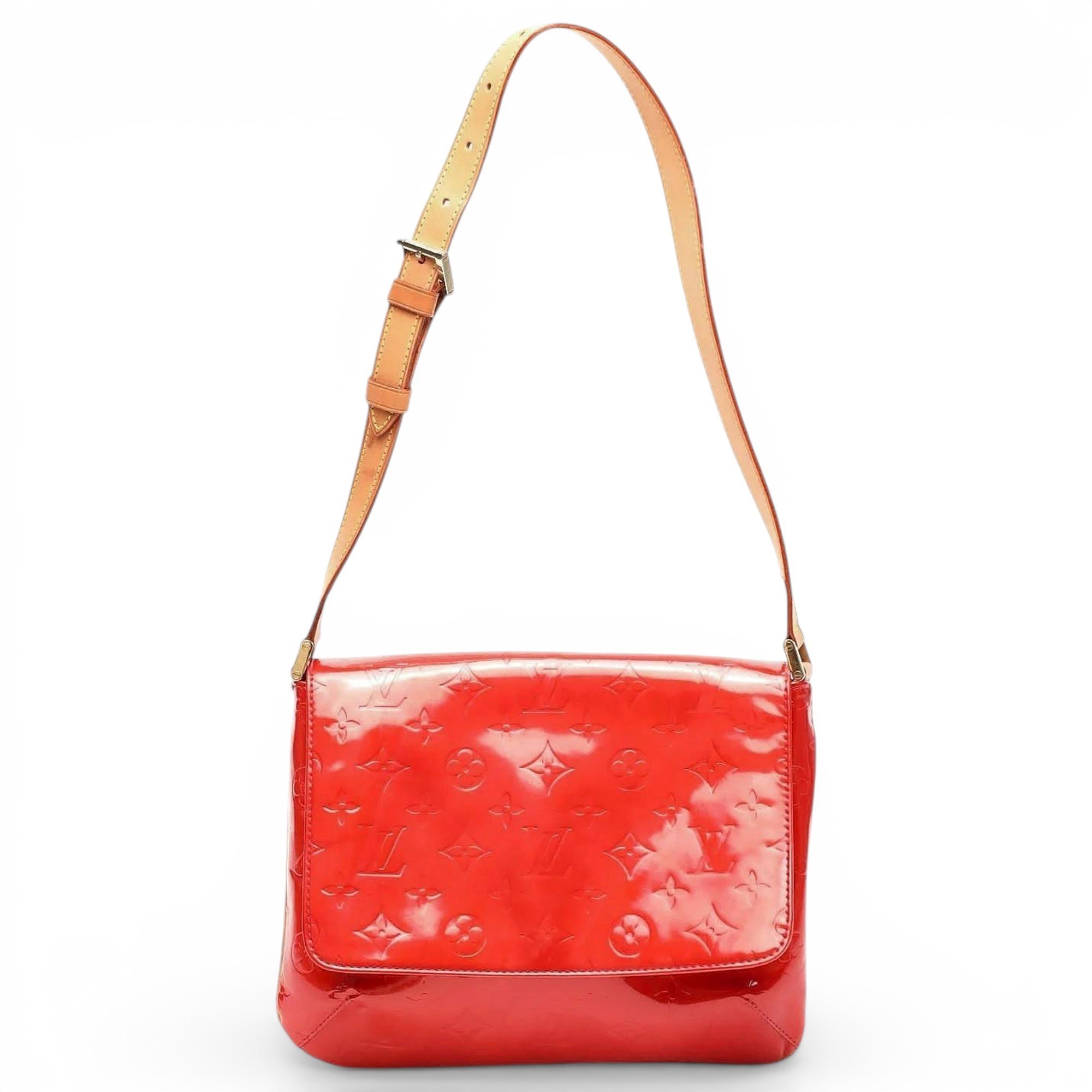 Thompson patent leather handbag