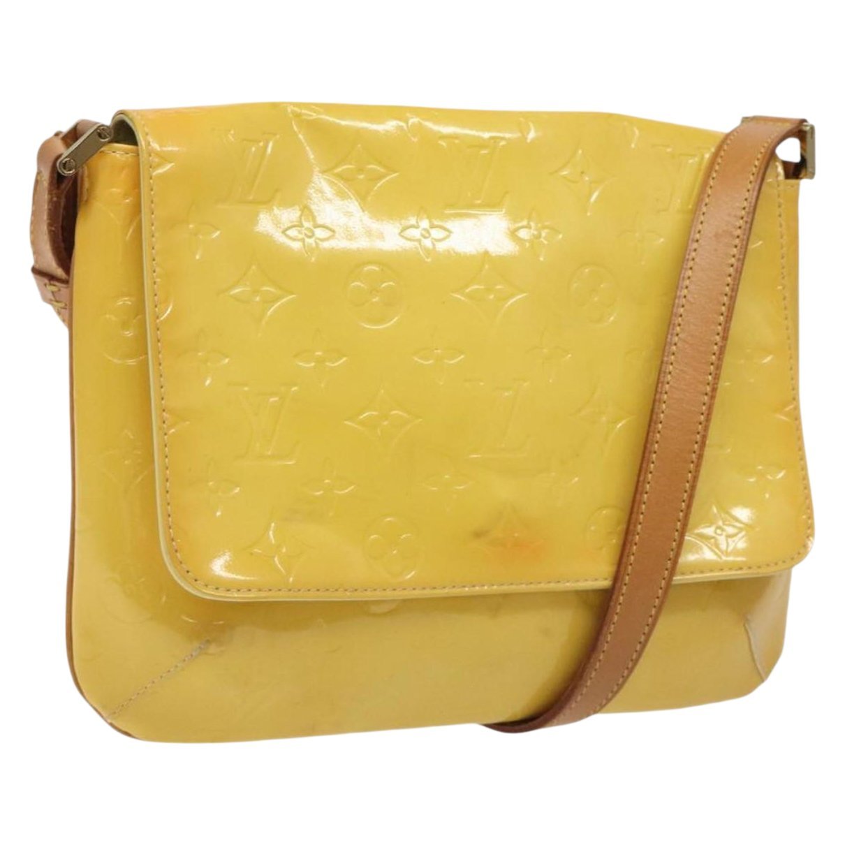 Thompson patent leather handbag