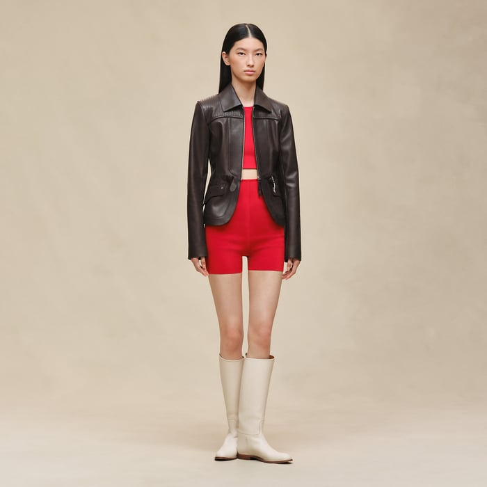Rouge Amazone Silk Shorts