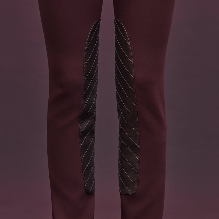 Rouge Bordeaux Jodhpur Pants